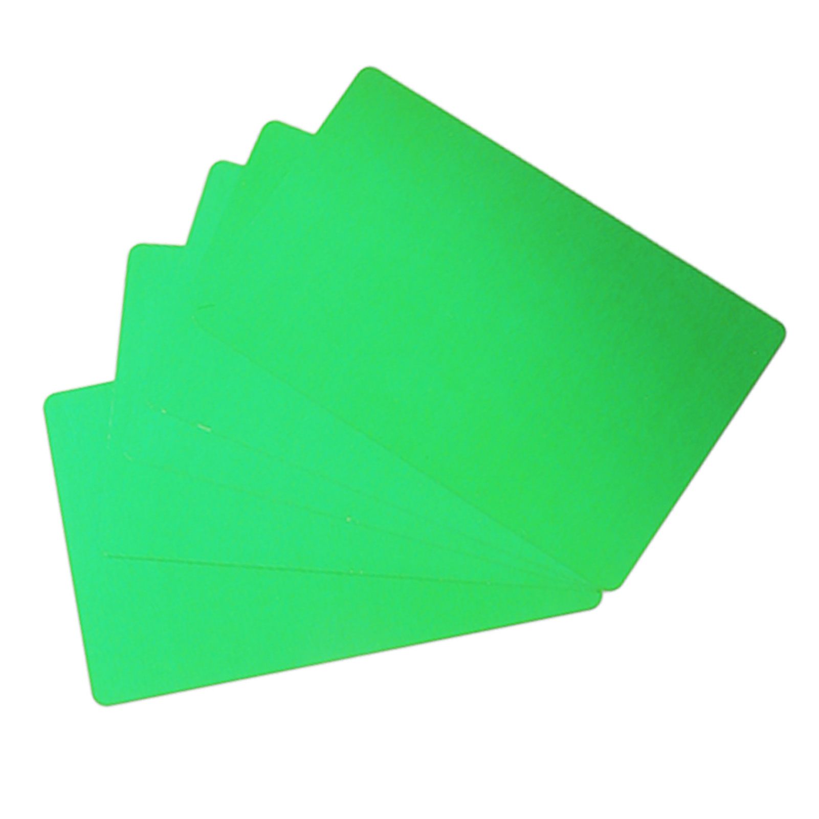 50PCS Business Name Card Laser Engraving Waterproof and Wear Resistant Aluminum Visiting Card for Company Green - Image 7
