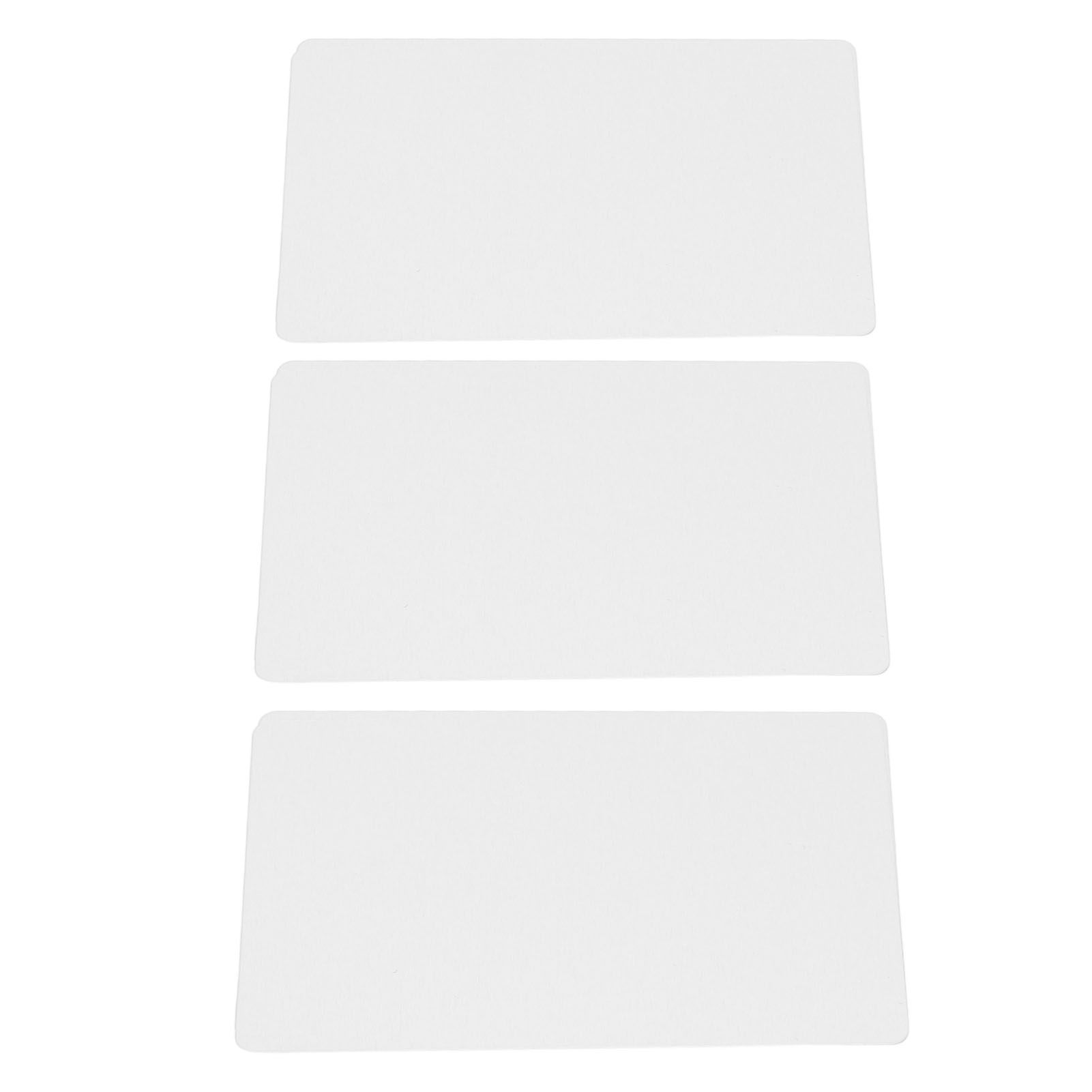 50 Sheets Metal Business Card Heat Transfer Aluminum Business Cards Blanks DIY Craft Supplies Pearl White - Image 5