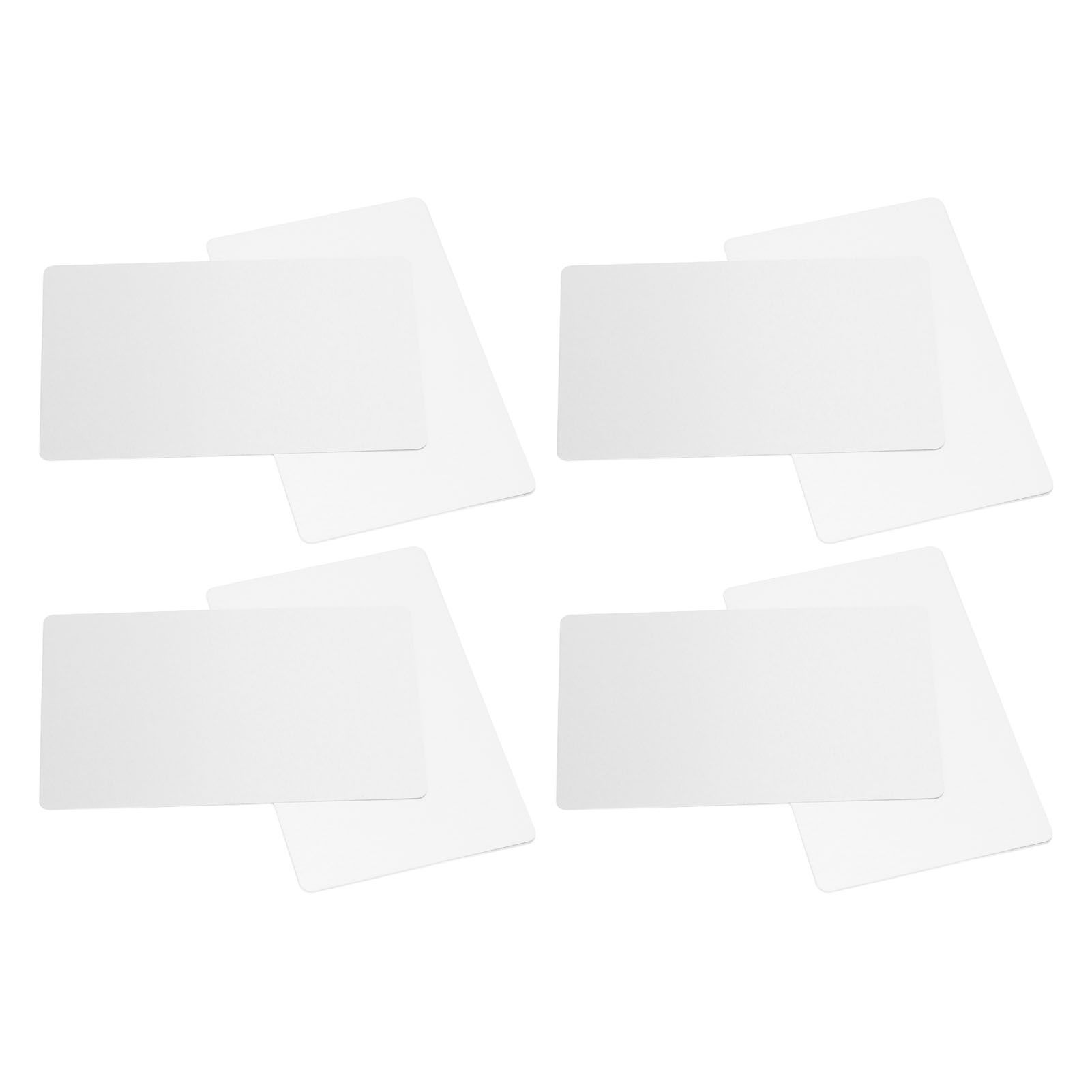 50 Sheets Metal Business Card Heat Transfer Aluminum Business Cards Blanks DIY Craft Supplies Pearl White - Image 6