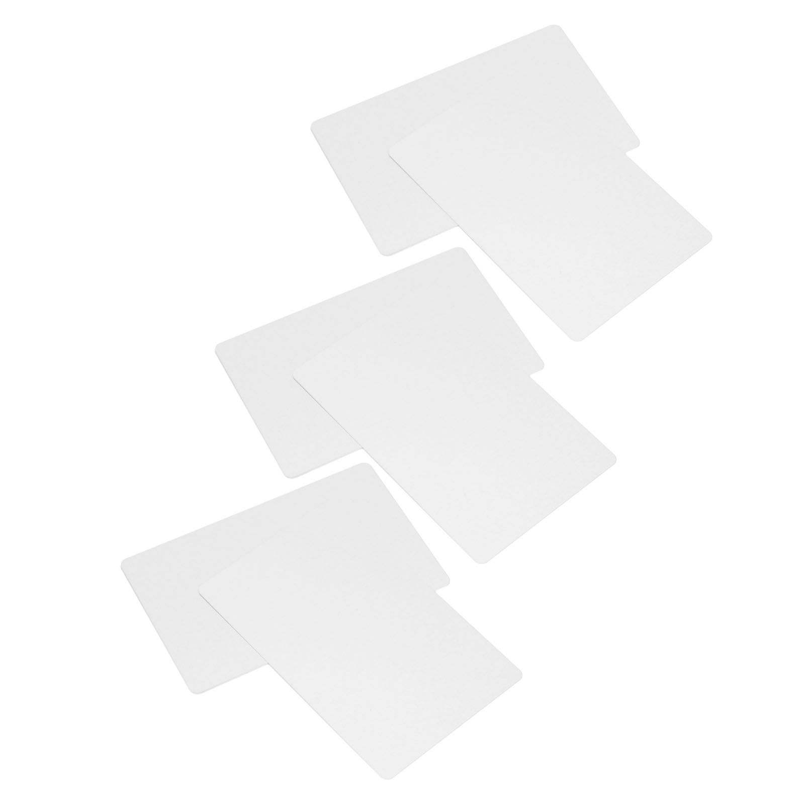 50 Sheets Metal Business Card Heat Transfer Aluminum Business Cards Blanks DIY Craft Supplies Pearl White - Image 7