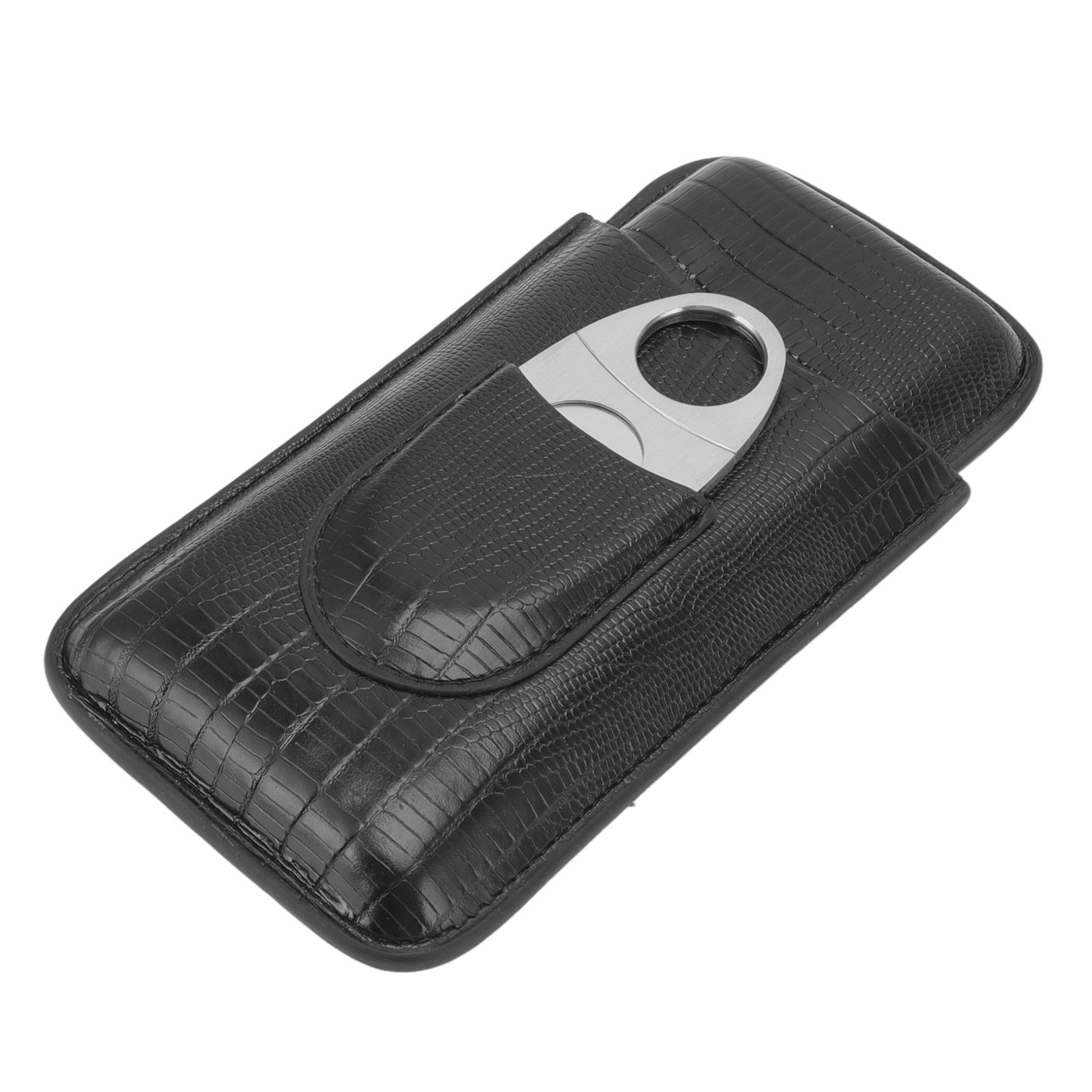 Cigar Leather Case Travel Portable Cigar Holder with Cigar Cutter Accessories Set for Gift Giving - Image 5