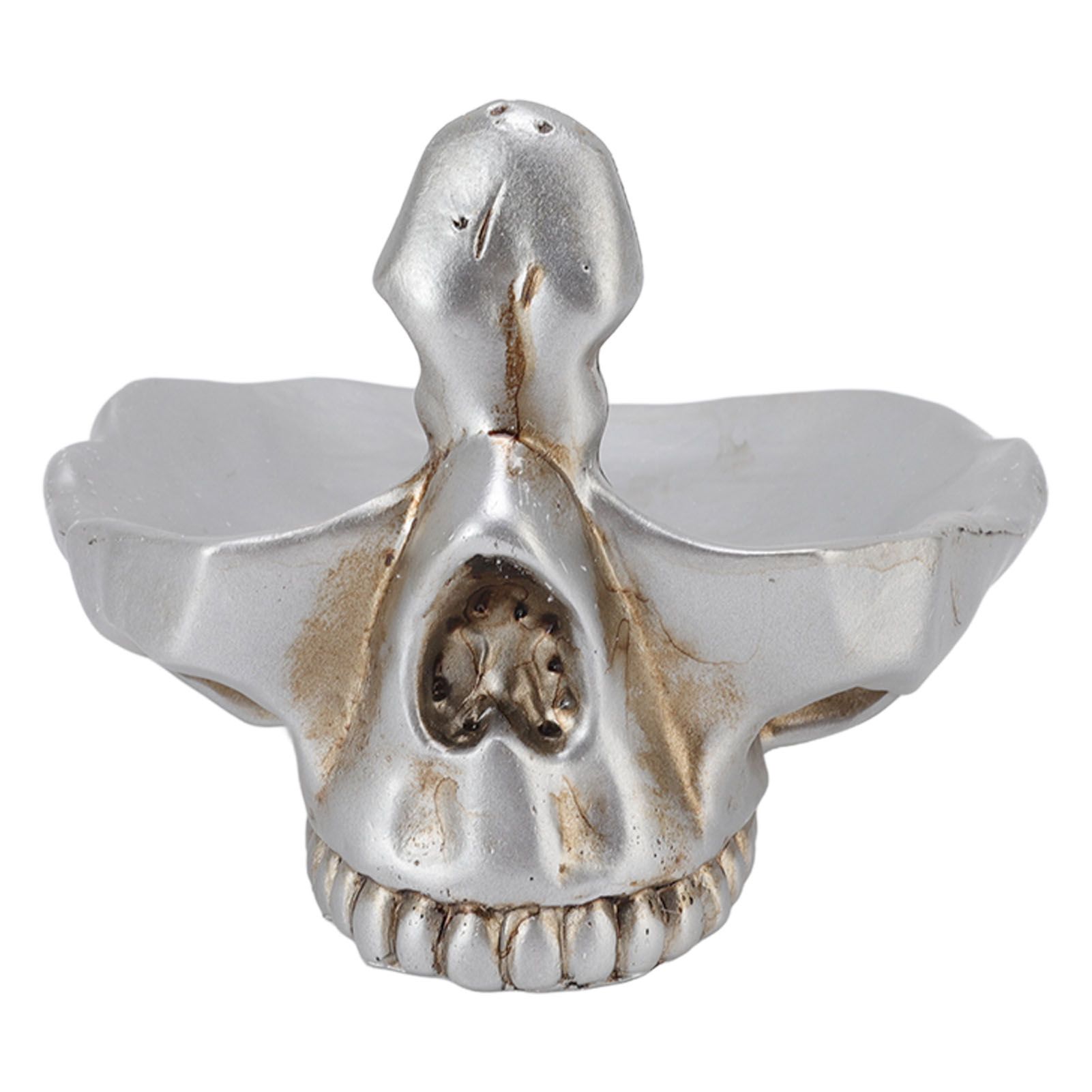 Skull Glasses Stand Decorative Synthetic Resin Statue Eyeglasses Display Holder for Home Office - Image 1