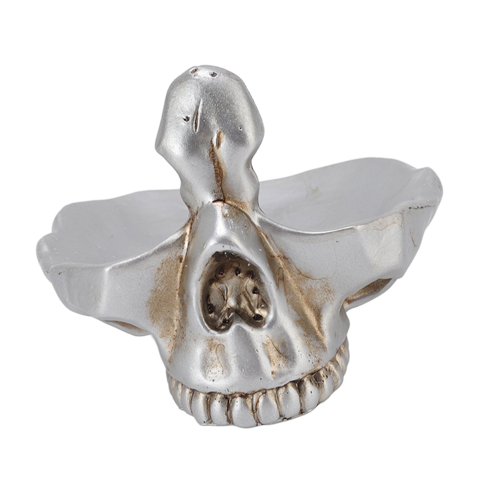 Skull Glasses Stand Decorative Synthetic Resin Statue Eyeglasses Display Holder for Home Office - Image 3