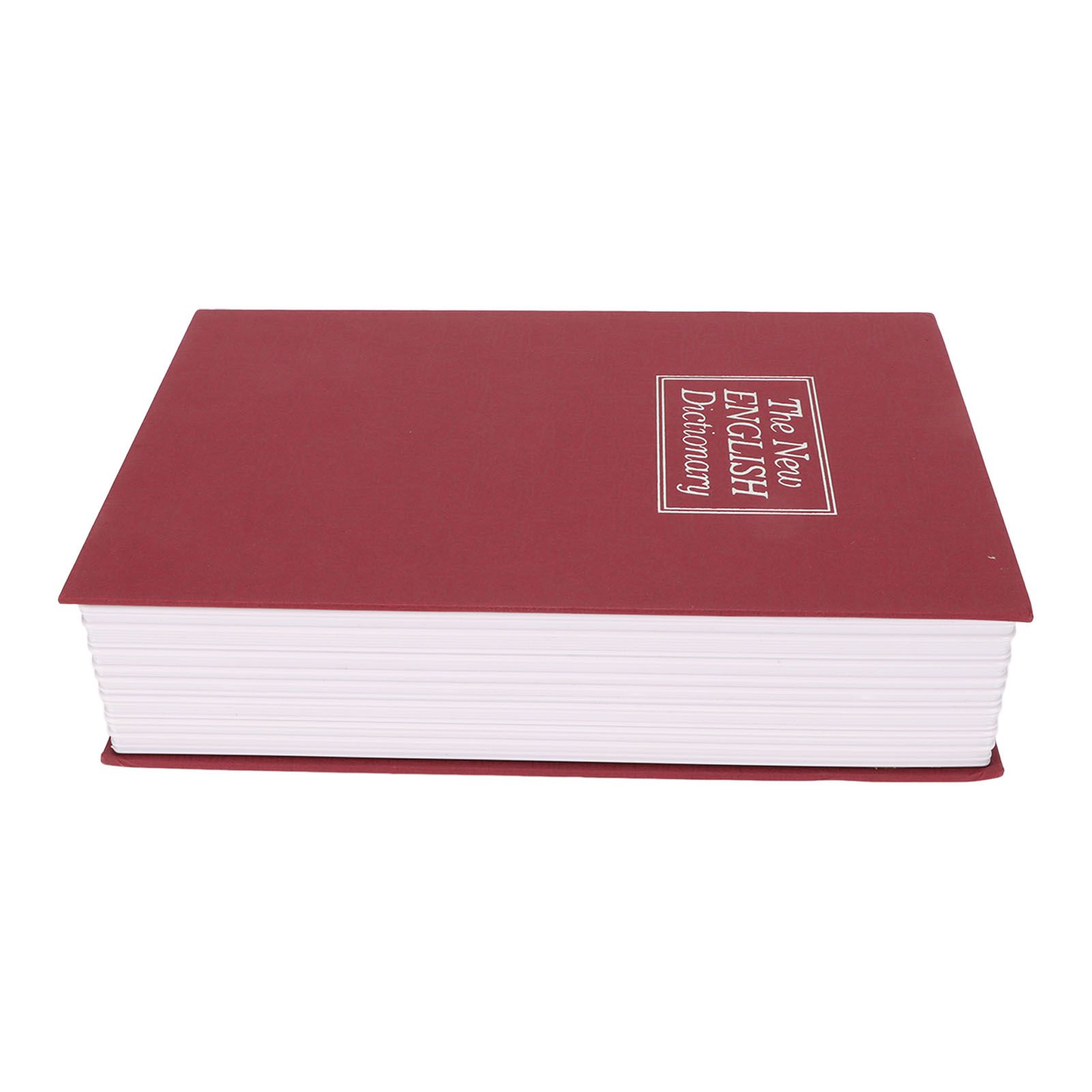 Book Safe Small Diversion Book Safe Storage Lock Box Money Coins Cards Hiding Box with Combination Lock Red - Image 7