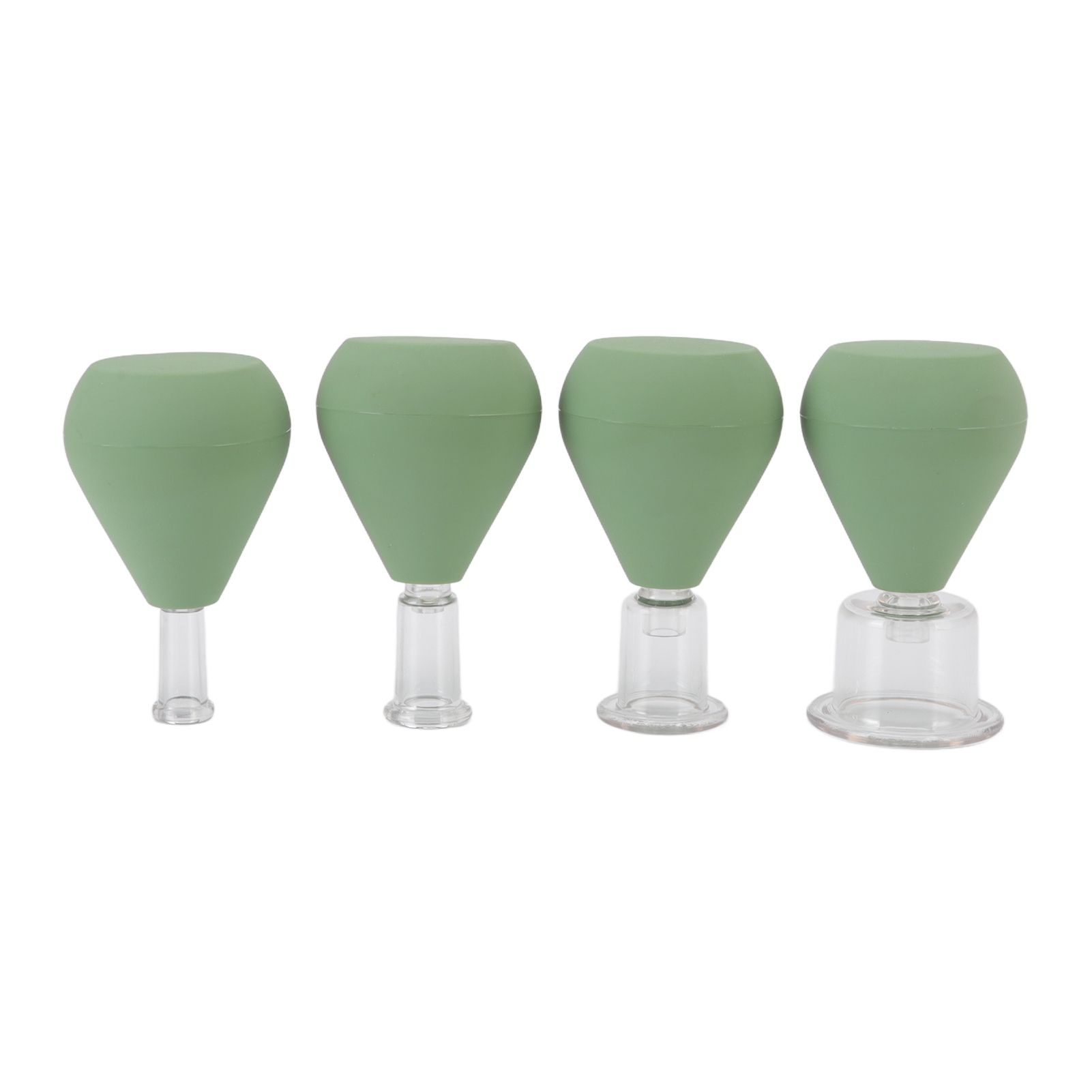 4Pcs Facial Cupping Therapy Set Help Sleep Tighten Skin Reduce Fine Lines Face Vacuum Suction Cup for Home Beauty Salon - Image 1