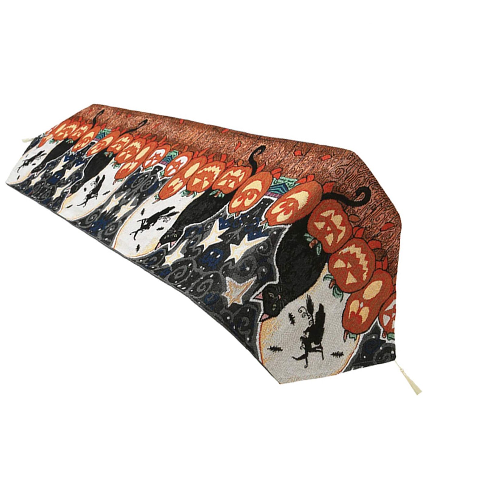 Table Runner Cotton and Linen for Halloween Decorations Home Dining Table 33x180cm - Image 2