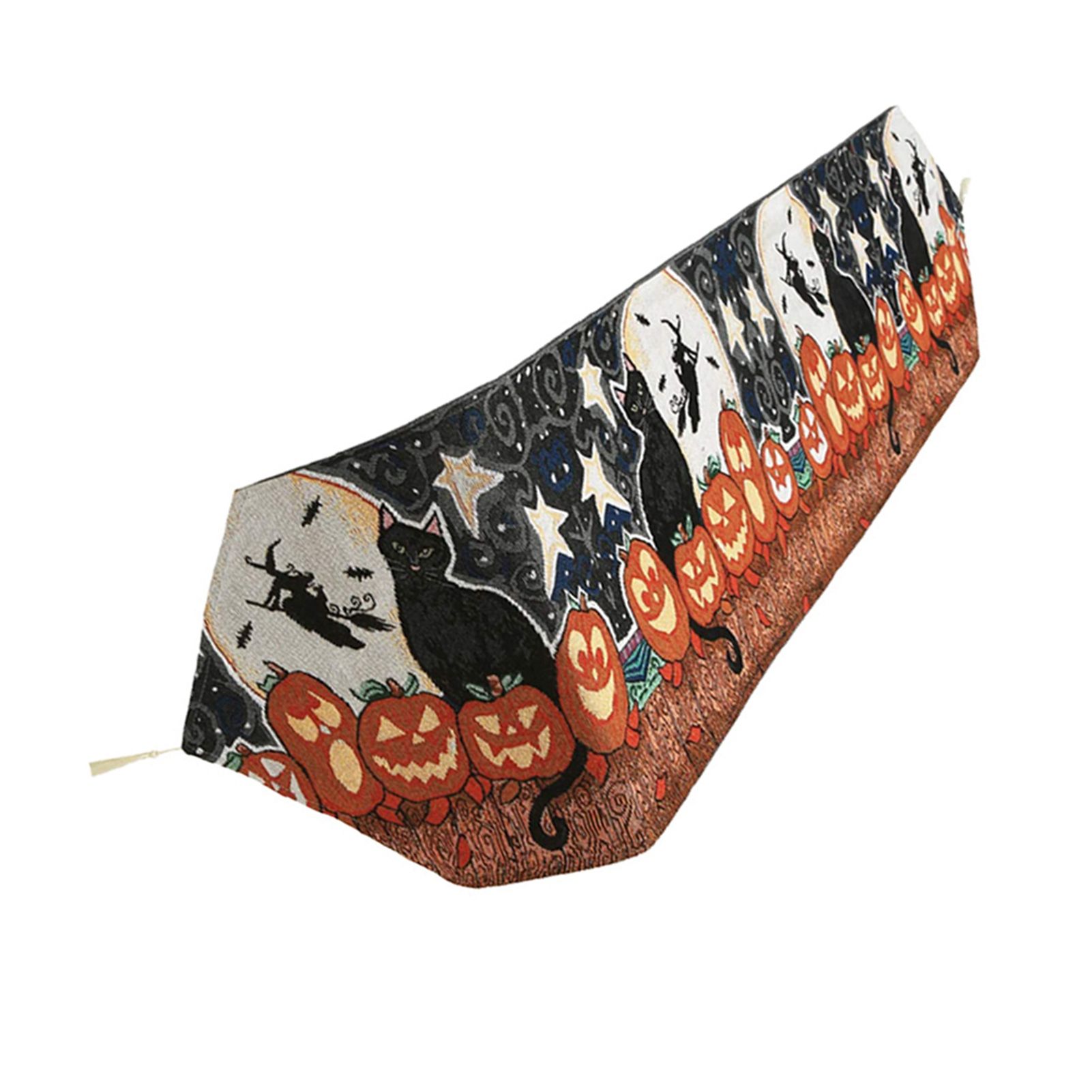 Table Runner Cotton and Linen for Halloween Decorations Home Dining Table 33x180cm - Image 3