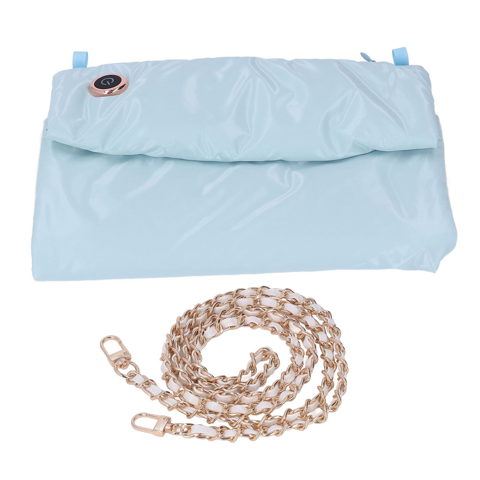 Office Hand Electric Heated Warming Bag USB Lightweight Portable Fashionable Home Heating Hand Muff Blue - Image 2