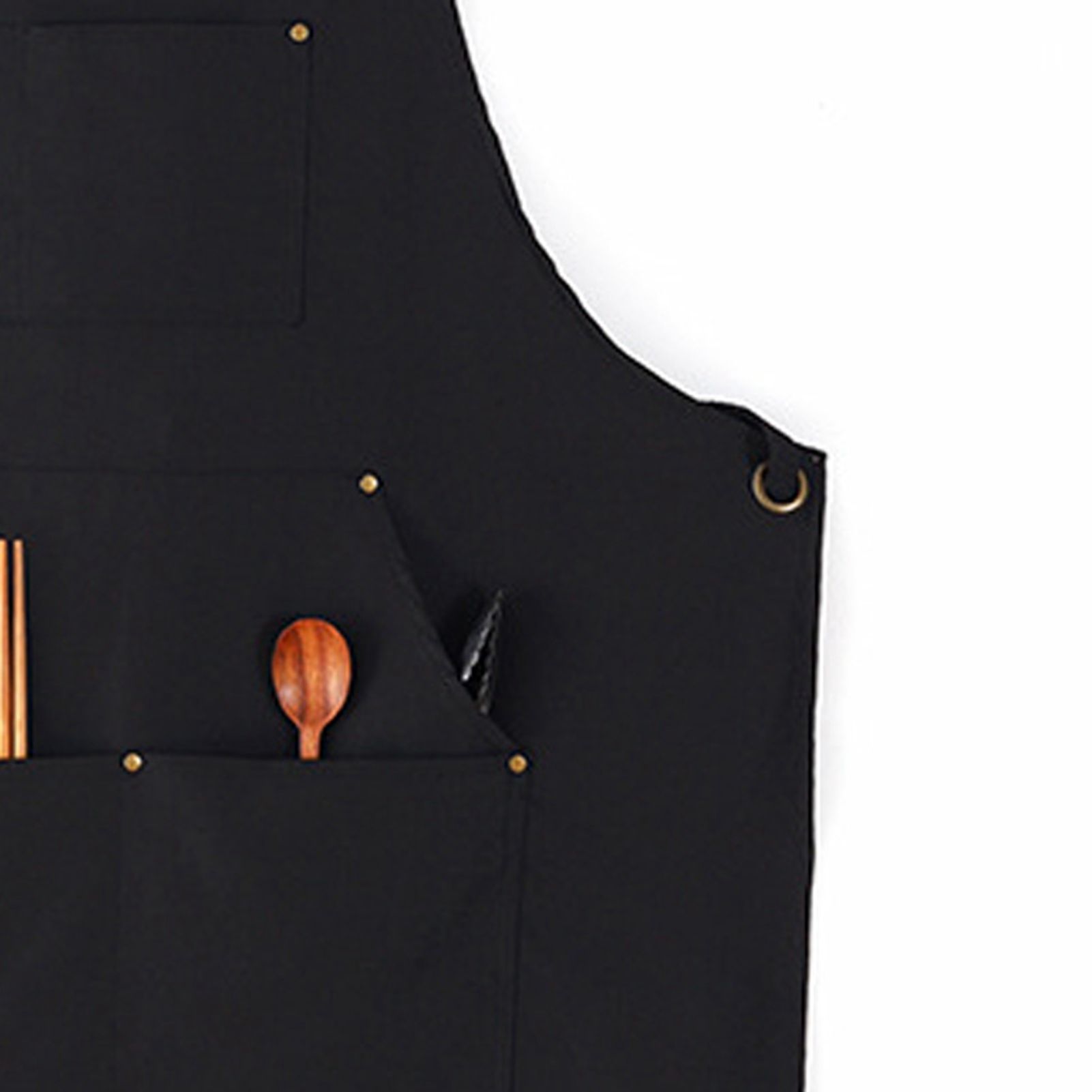 Barbecue Apron Adjustable Waterproof Work Tool Apron with Multiple Pockets Kitchen Apron - Image 6