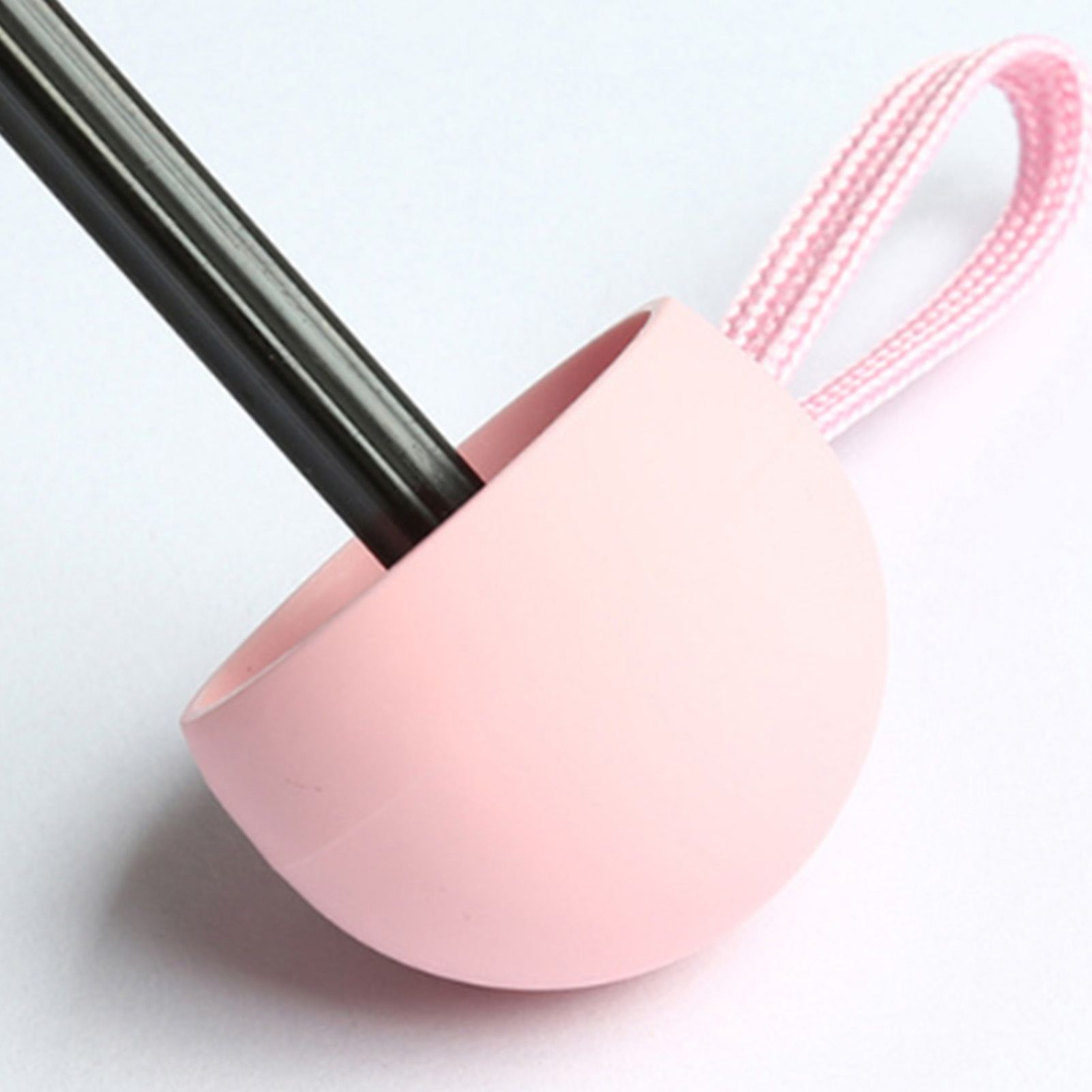 Capsule Umbrella Mini Pocket UV Resistant 2 Use 5 Section 8 Edged Outdoor Accessories Pink - Image 7