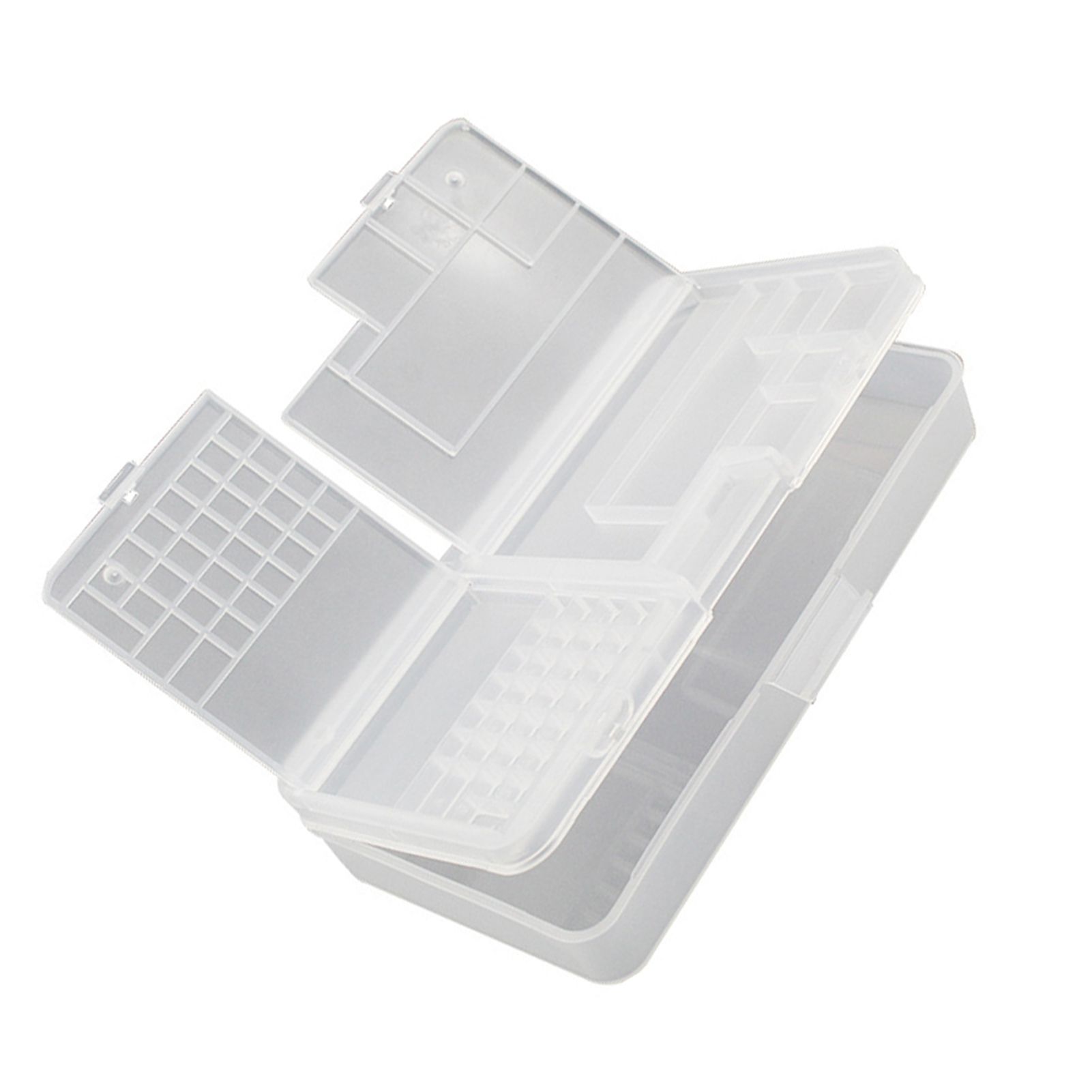 Electronic Components Storage Box Multipurpose Double Layer Rectangular PP Clear Component Containers - Image 2