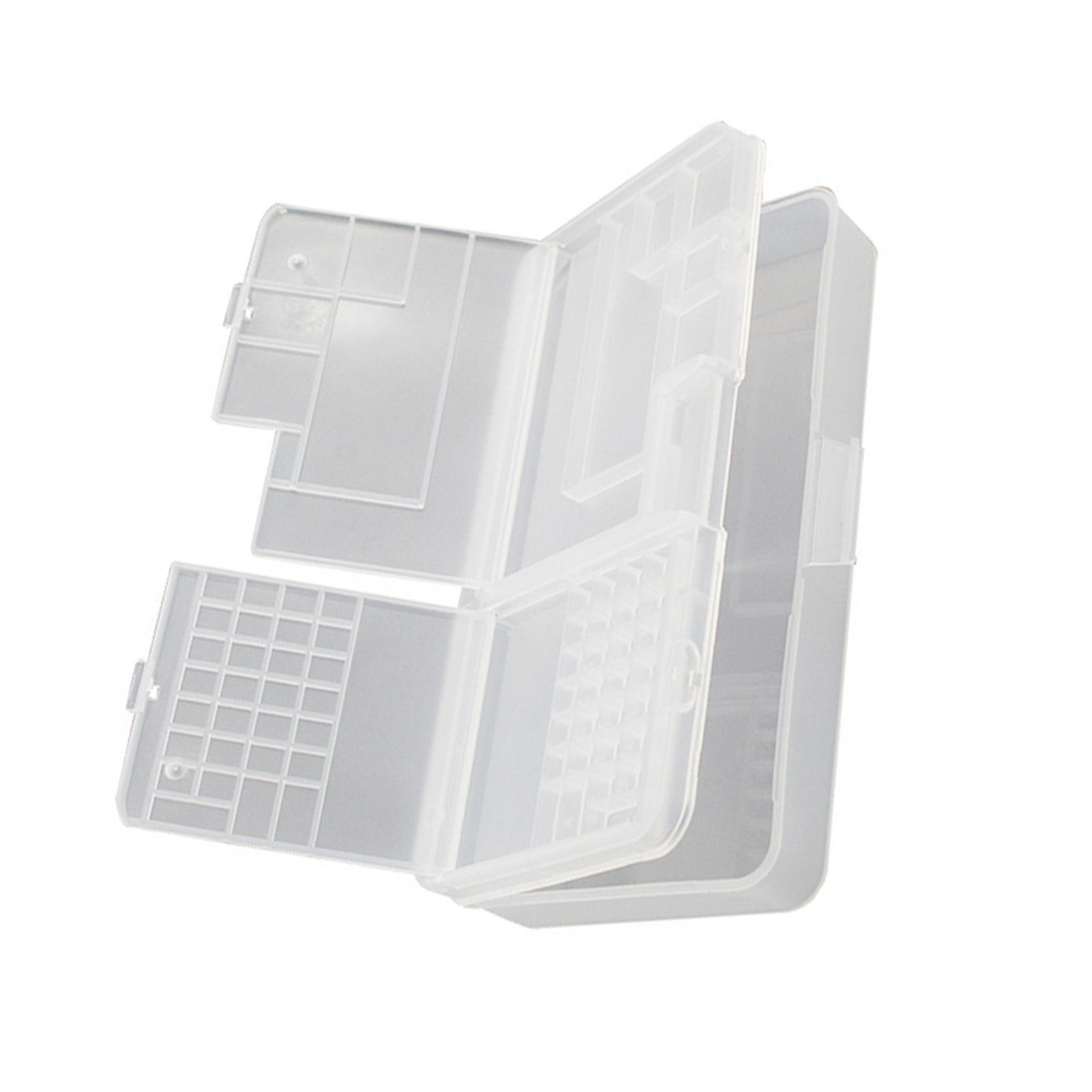 Electronic Components Storage Box Multipurpose Double Layer Rectangular PP Clear Component Containers - Image 3
