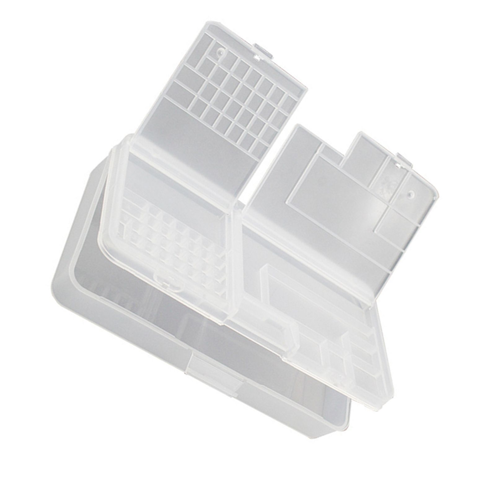 Electronic Components Storage Box Multipurpose Double Layer Rectangular PP Clear Component Containers - Image 4