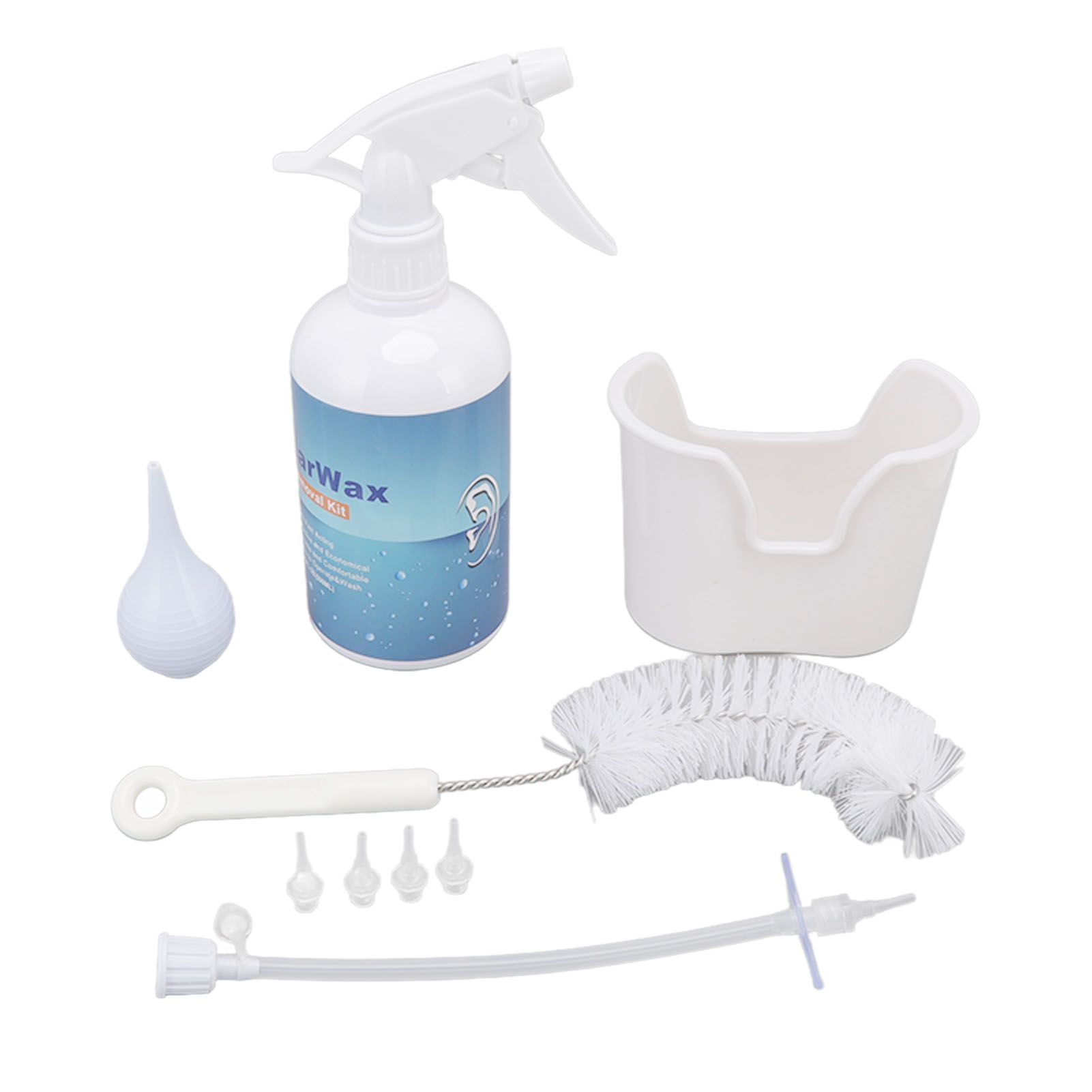 Ear Cleaning Kits 500ml Professional Ear Washer Irrigation Flushing Kit Ear Wax Removal Tool for Home Use - Image 1