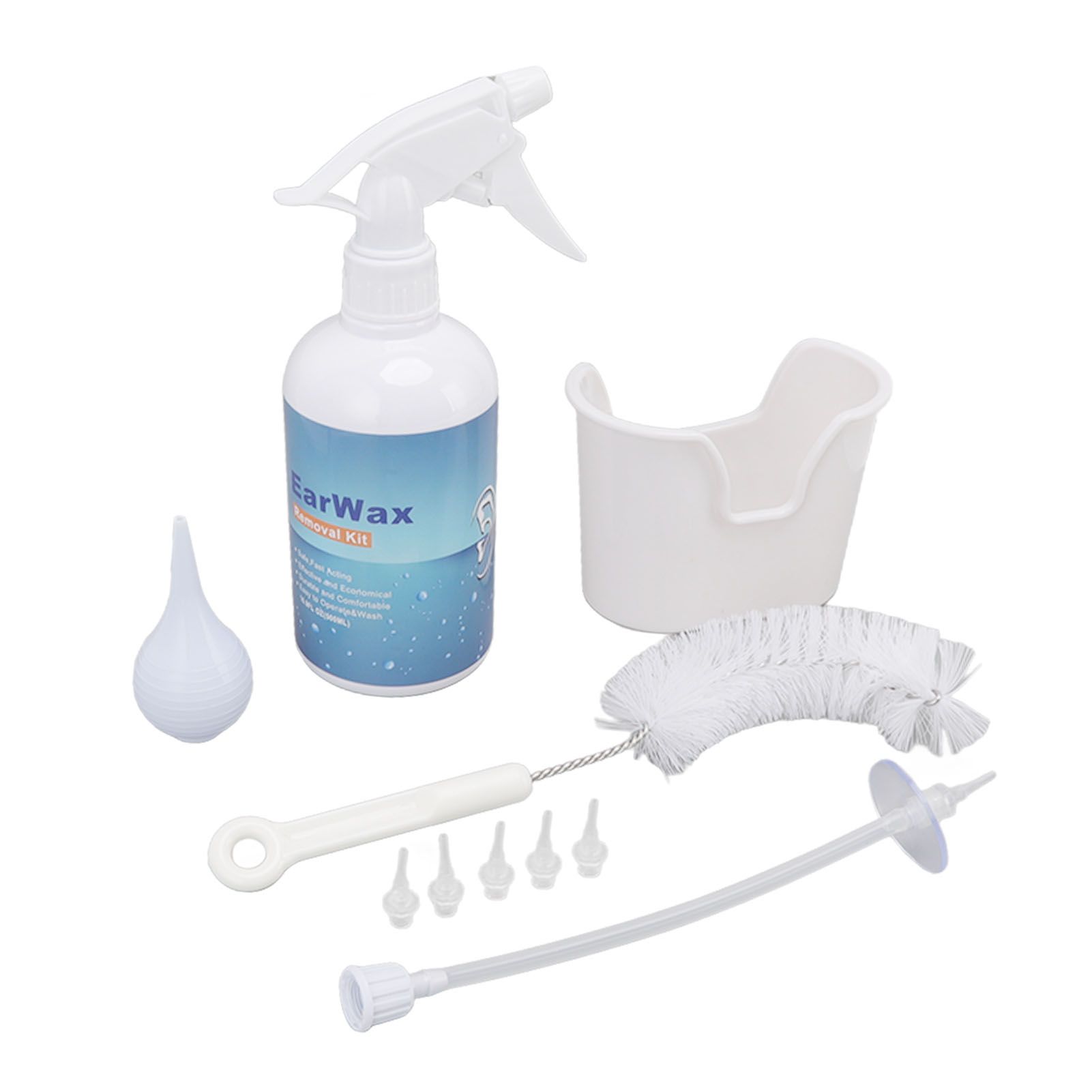 Ear Cleaning Kits 500ml Professional Ear Washer Irrigation Flushing Kit Ear Wax Removal Tool for Home Use - Image 3
