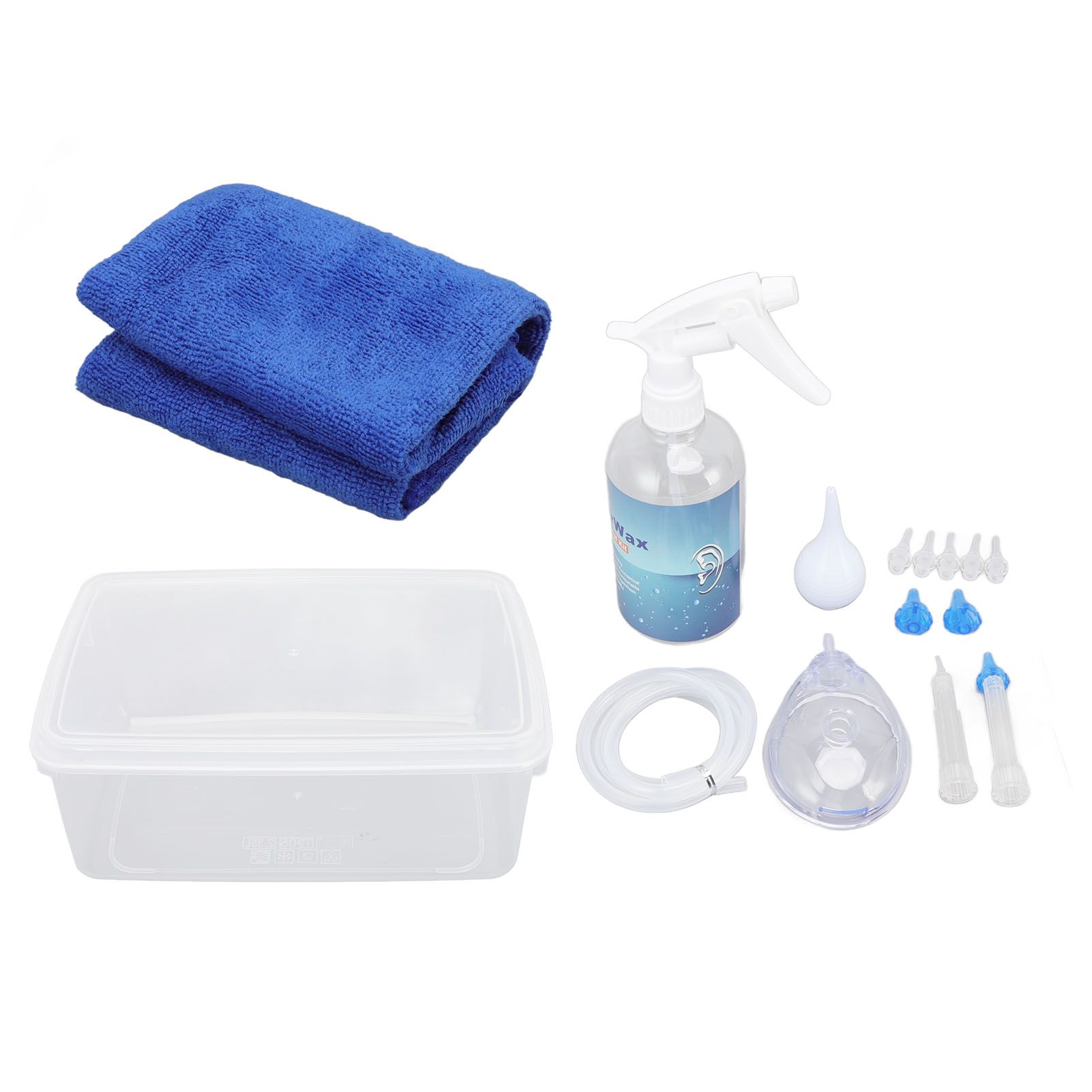 Ear Cleaning Kits 500ml Ear Washer Spray Bottle System with Professional Ear Muff Ear Wax Removal Tool for Home - Image 1