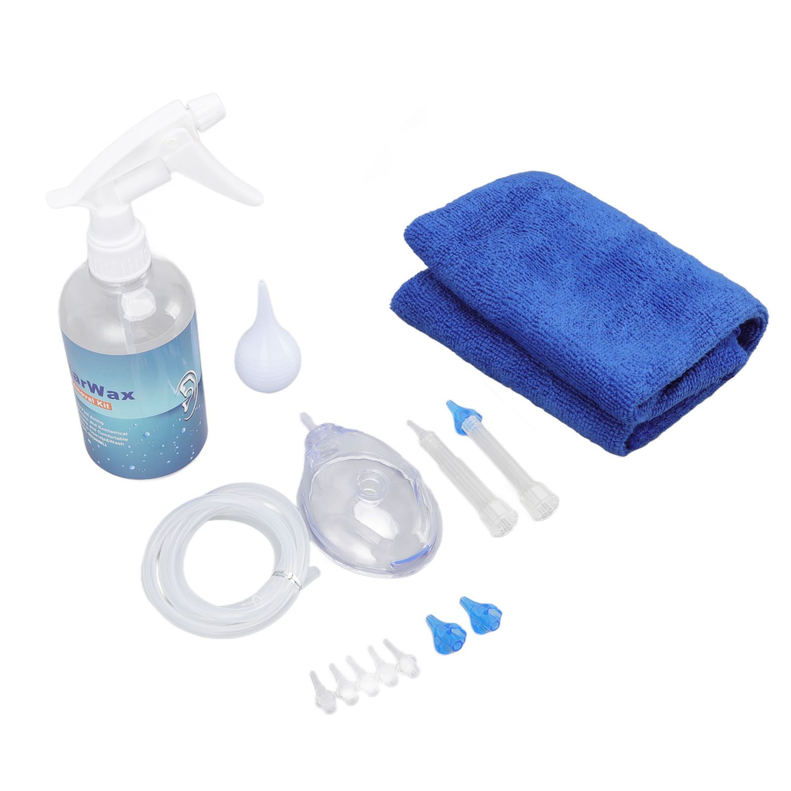 Ear Cleaning Kits 500ml Ear Washer Spray Bottle System with Professional Ear Muff Ear Wax Removal Tool for Home - Image 4