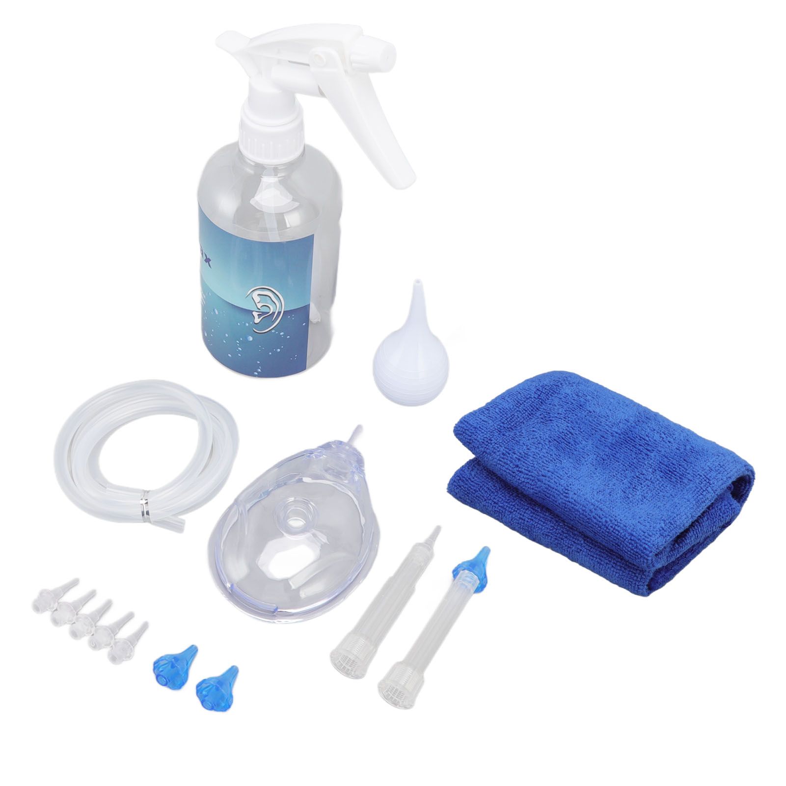 Ear Cleaning Kits 500ml Ear Washer Spray Bottle System with Professional Ear Muff Ear Wax Removal Tool for Home - Image 5
