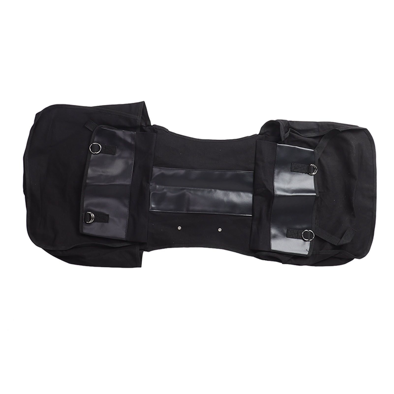 Bike Rear Seat Carrier Pack Portable Large Capacity Bicycle Rear Seat Bag for Outdoor Black - Image 6