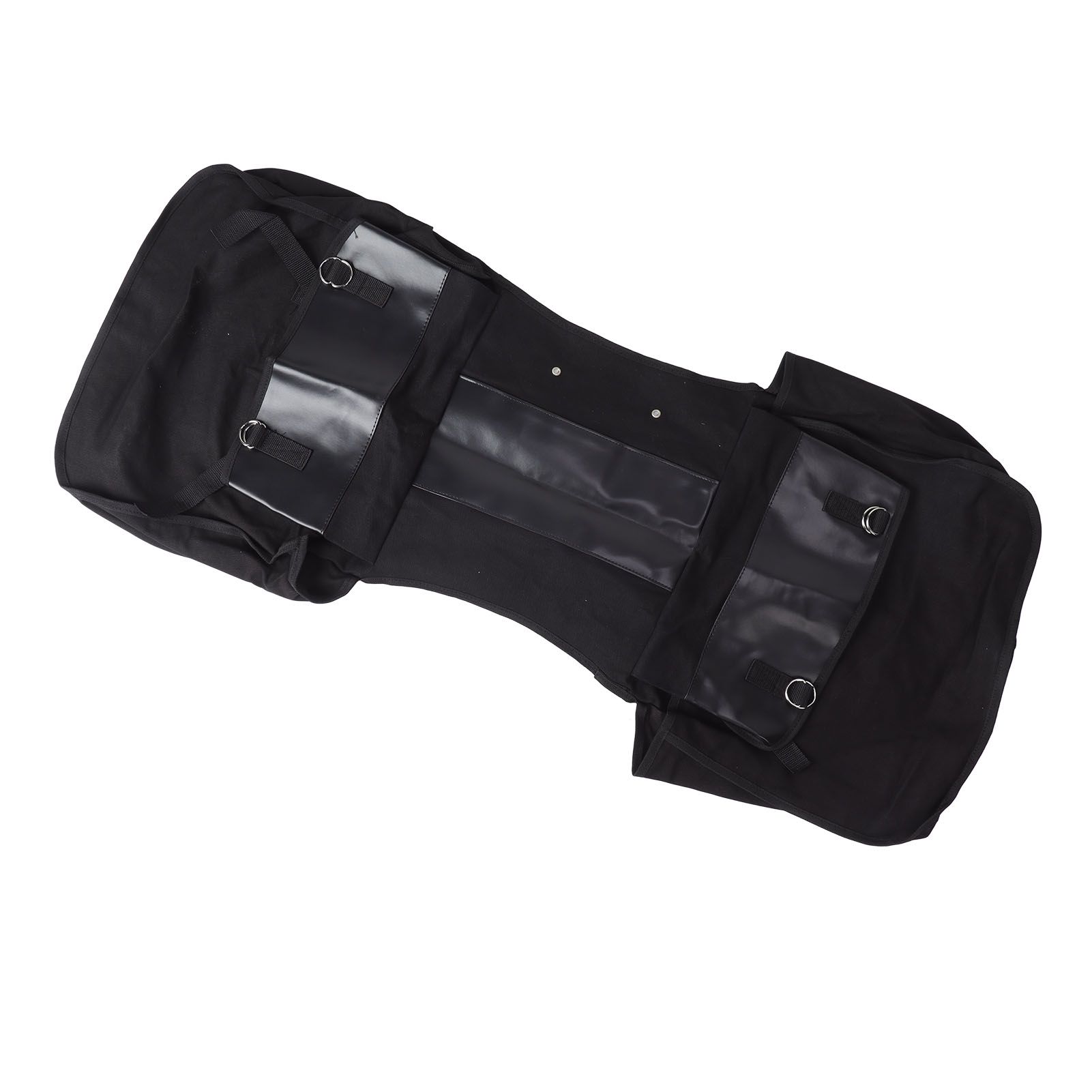 Bike Rear Seat Carrier Pack Portable Large Capacity Bicycle Rear Seat Bag for Outdoor Black - Image 8