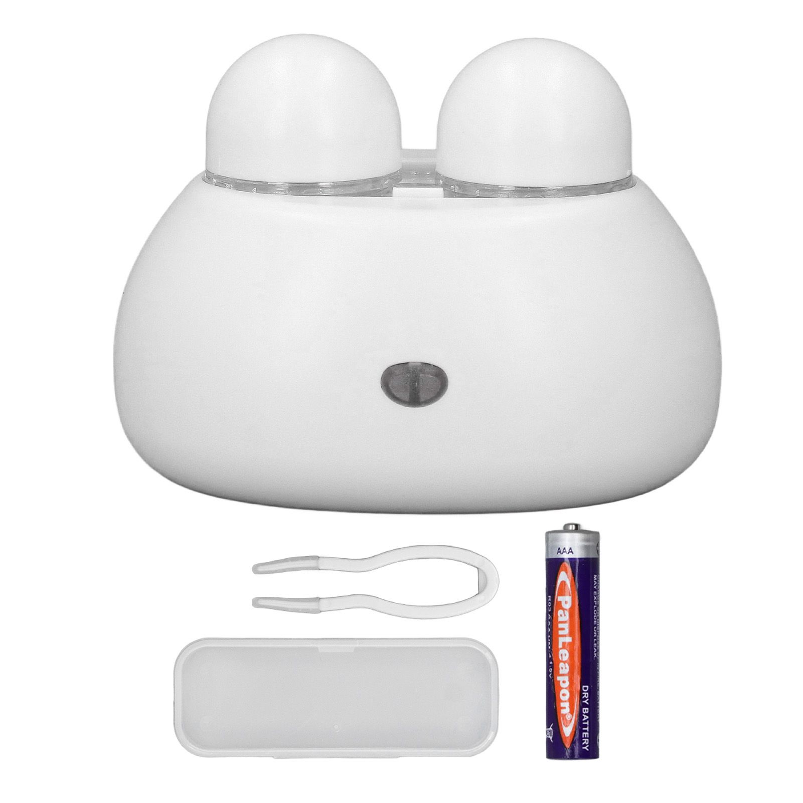Contact Lens Cleaner Machine Automatic Portable Ultrasonic Contact Lens Cleaning Tool for Home White - Image 1