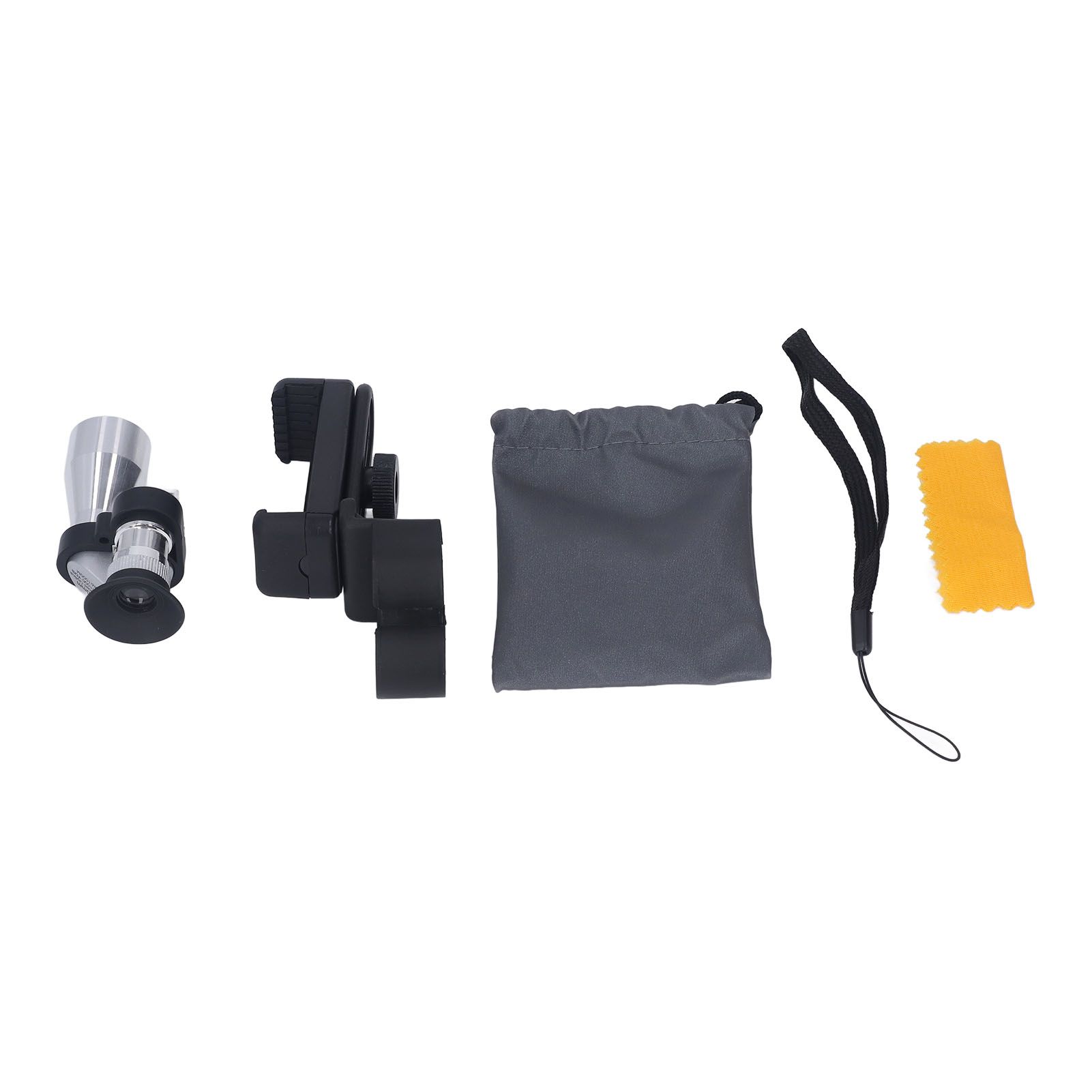 20mm Mini Portable Monocular Aluminium Alloy Wearproof Drop Resistant Waterproof Monocular Telescope with Phone Bracket - Image 2