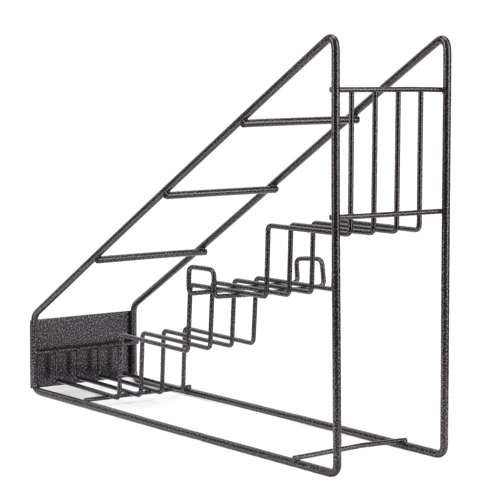 Wire Bottle Holder 4 Compartments Stainless Steel Syrup Bottle Holder Stable Coffee Spice Rack Shelf for Kitchen - Image 7