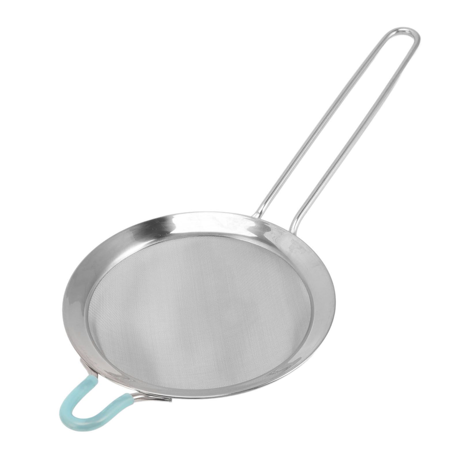 60 Mesh Fine Strainer Stainless Steel Handheld Flour Colander with Long Handle for Kitchen 20cm/7.9in - Image 7