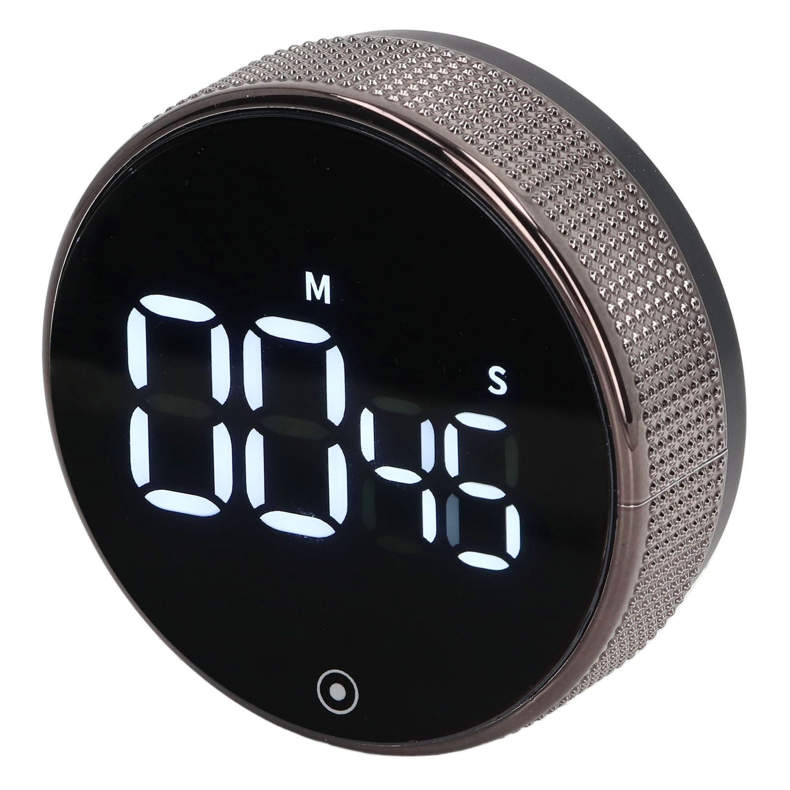 Kitchen Timer Rotating Silent Magnetic Suction Kids Study Timer LED Countdown Timer Black - Image 2