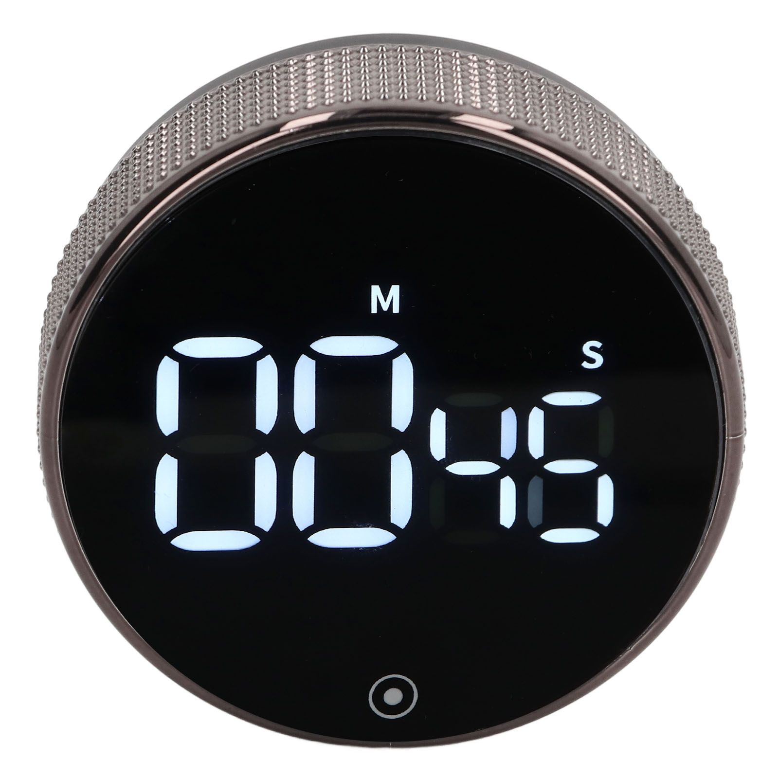 Kitchen Timer Rotating Silent Magnetic Suction Kids Study Timer LED Countdown Timer Black - Image 3