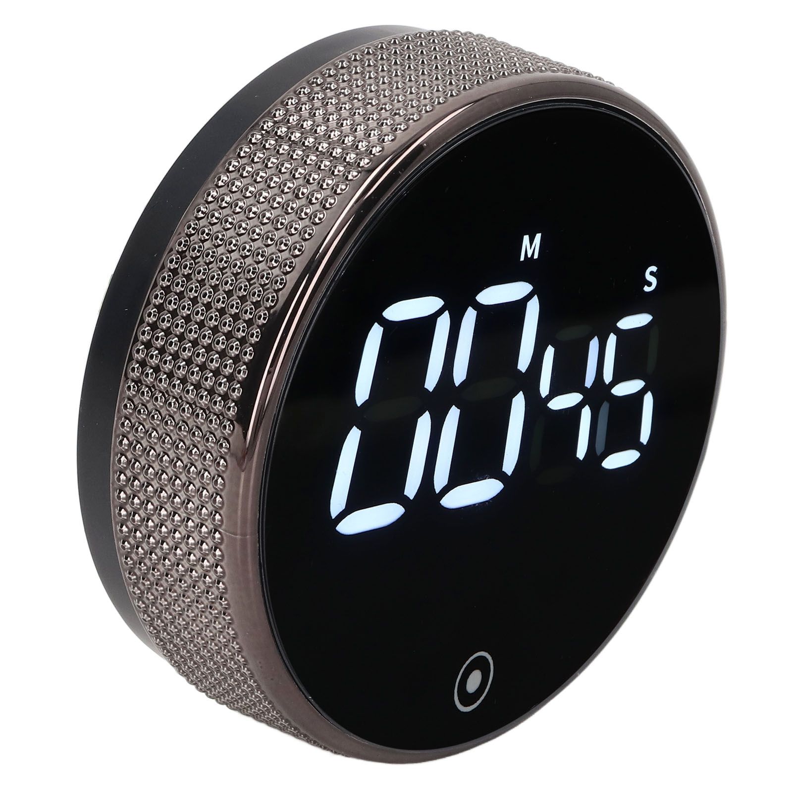 Kitchen Timer Rotating Silent Magnetic Suction Kids Study Timer LED Countdown Timer Black - Image 4