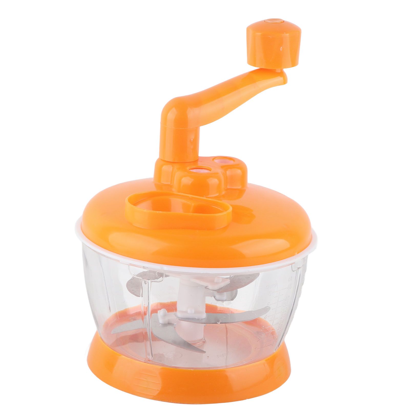 Manual Vegetable Grinder PP Stainless Steel Food Grade Compact Portable Food Vegetable Grinder for Kitchen Restaurant 6 Blades - Image 1