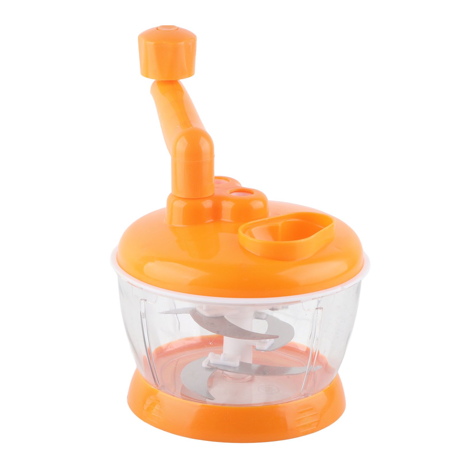 Manual Vegetable Grinder PP Stainless Steel Food Grade Compact Portable Food Vegetable Grinder for Kitchen Restaurant 6 Blades - Image 2