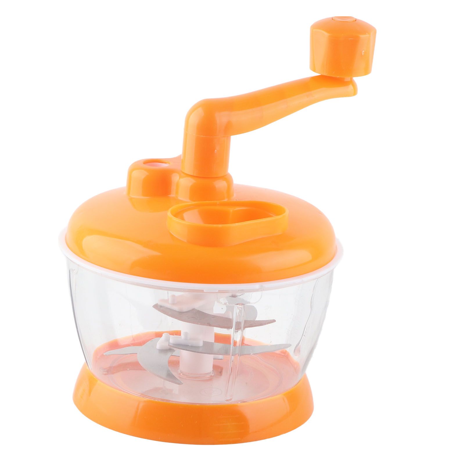 Manual Vegetable Grinder PP Stainless Steel Food Grade Compact Portable Food Vegetable Grinder for Kitchen Restaurant 6 Blades - Image 6