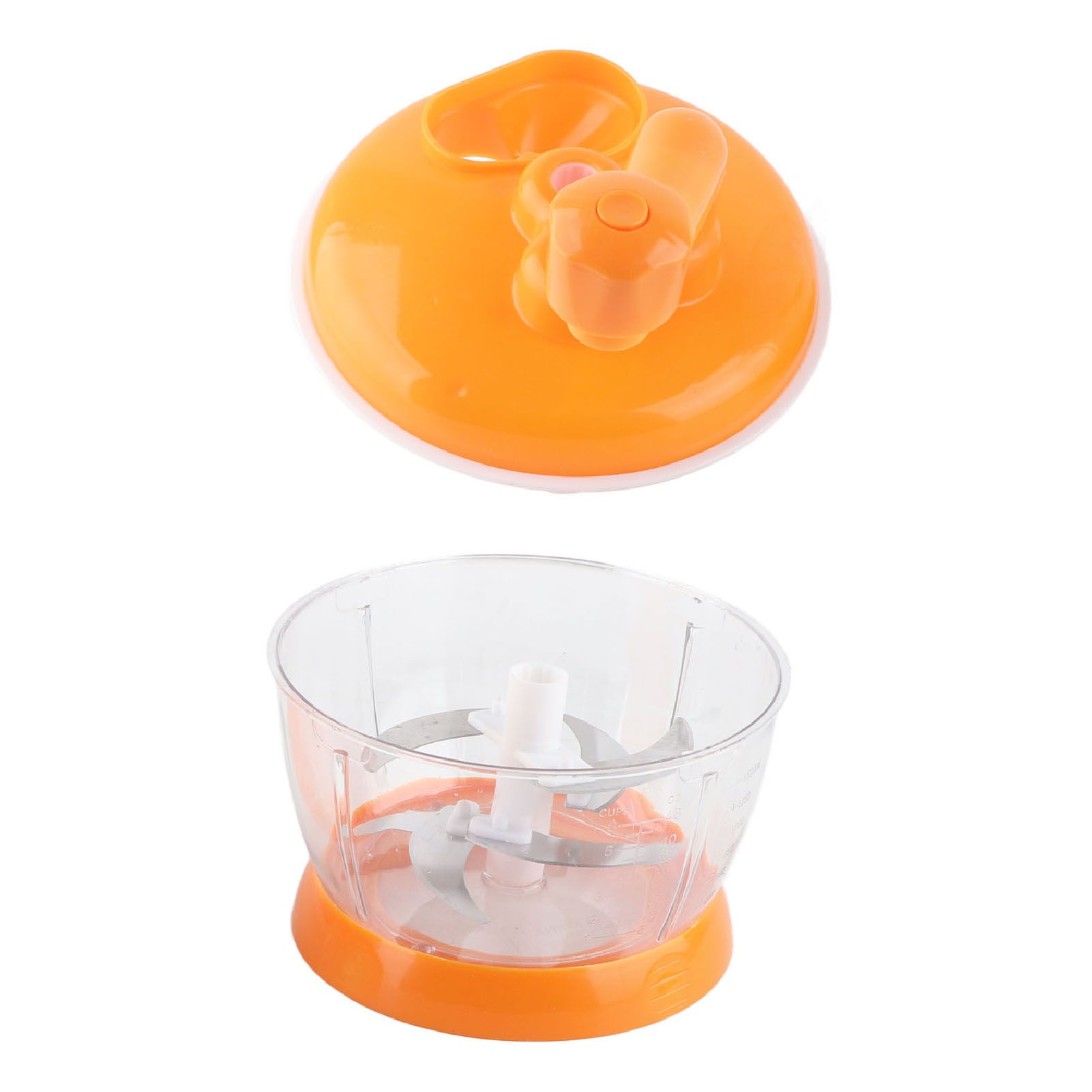 Manual Vegetable Grinder PP Stainless Steel Food Grade Compact Portable Food Vegetable Grinder for Kitchen Restaurant 6 Blades - Image 8