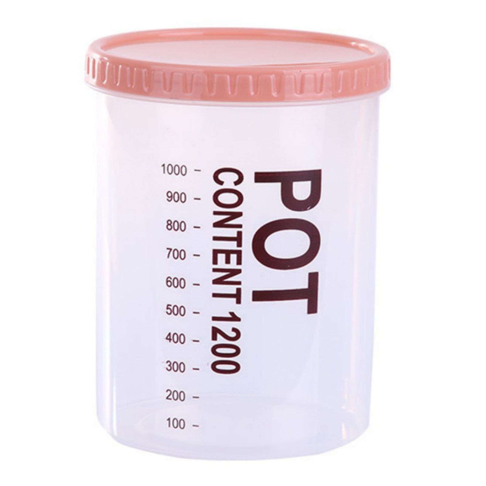 Storage Jars Plastic Material Stackable Transparent Body Large Capacity Rotatable Sealing Cover Airtight Jars with Lids Large Color Random - Image 1