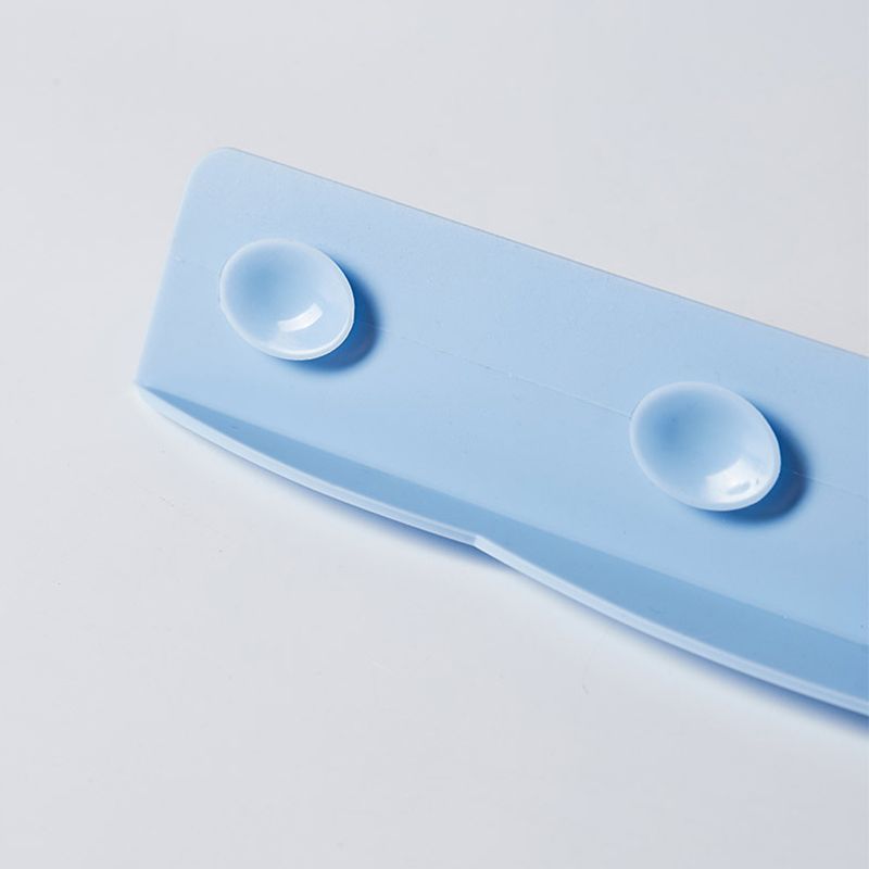 Kitchen Sink Water Splashing Guard Silicone Water Splatter Guard with Suction Cup for Dishes Washing Light Blue Clouds - Image 2