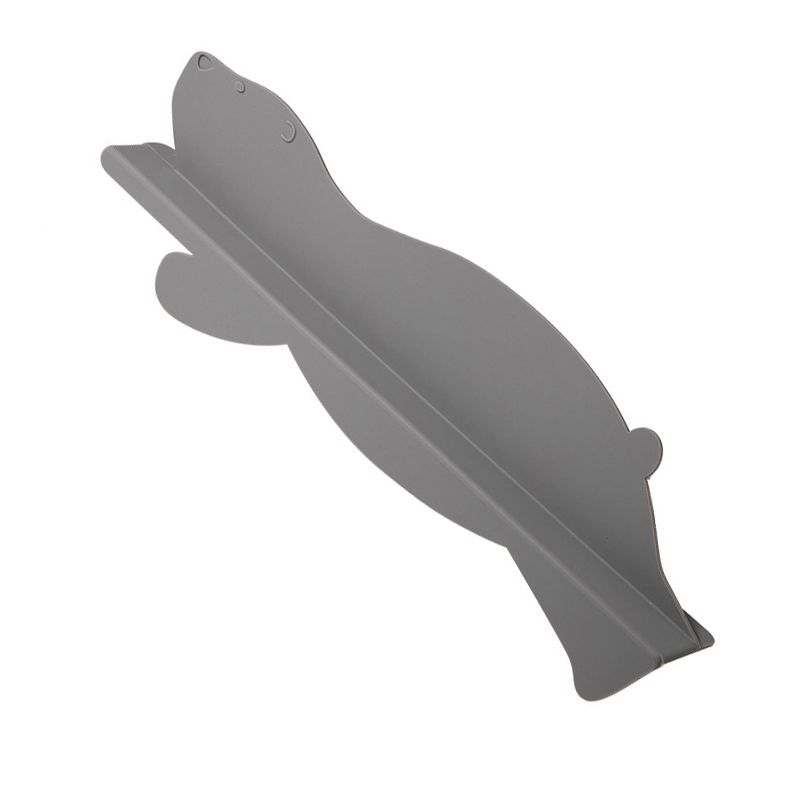 Kitchen Sink Water Splashing Guard Silicone Water Splatter Guard with Suction Cup for Dishes Washing Grey Bear - Image 5