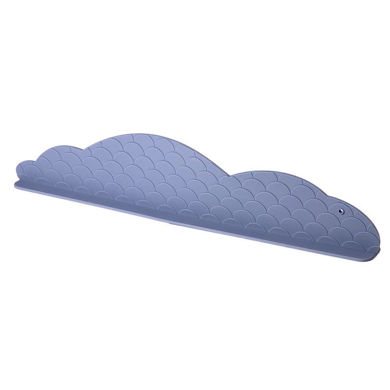 Kitchen Sink Water Splashing Guard Silicone Water Splatter Guard with Suction Cup for Dishes Washing Upgraded Blue Purple - Image 1