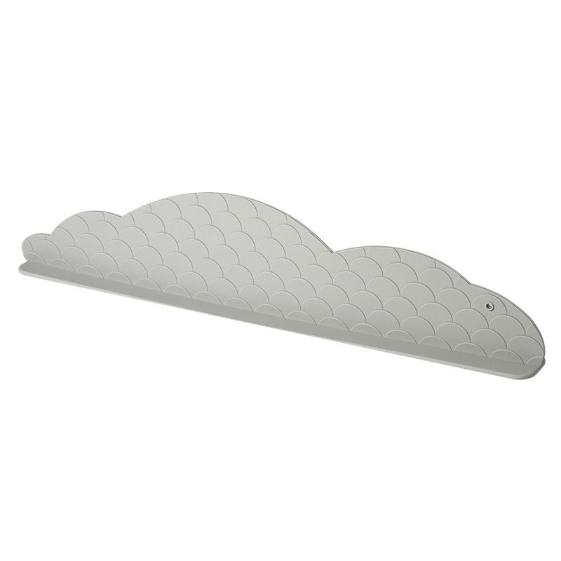 Kitchen Sink Water Splashing Guard Silicone Water Splatter Guard with Suction Cup for Dishes Washing Upgrade Light Gray - Image 1