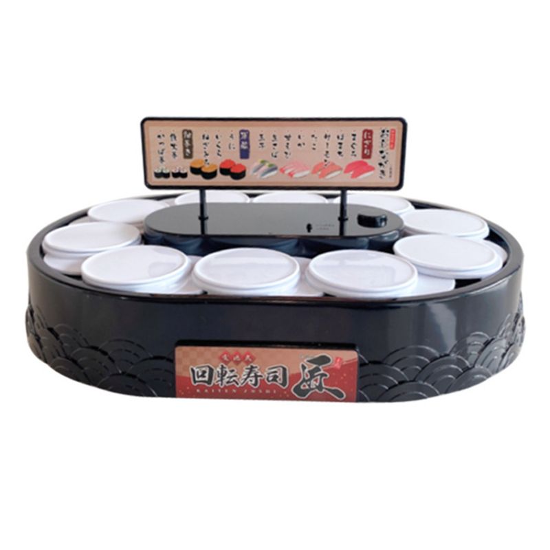 Rotating Cupcakes Machine Automatic Rotating Display Table Swing Tray for Kids Birthday Party Gifts Sushi - Image 1