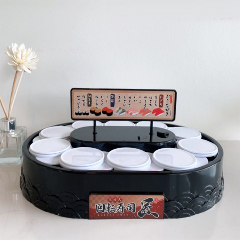 Rotating Cupcakes Machine Automatic Rotating Display Table Swing Tray for Kids Birthday Party Gifts Sushi - Image 3