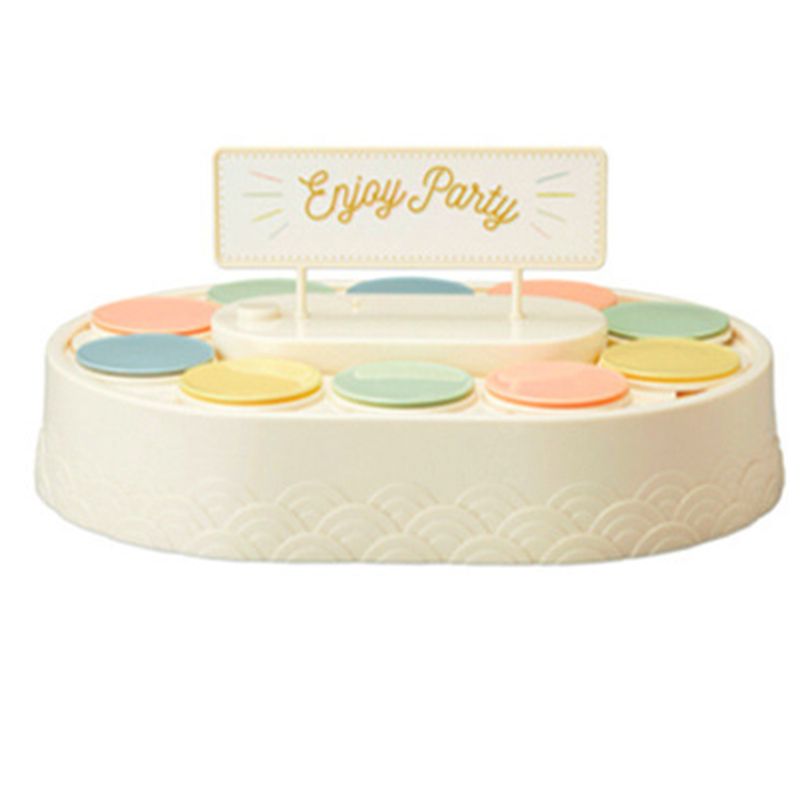 Rotating Cupcakes Machine Automatic Rotating Display Table Swing Tray for Kids Birthday Party Gifts Dessert - Image 1