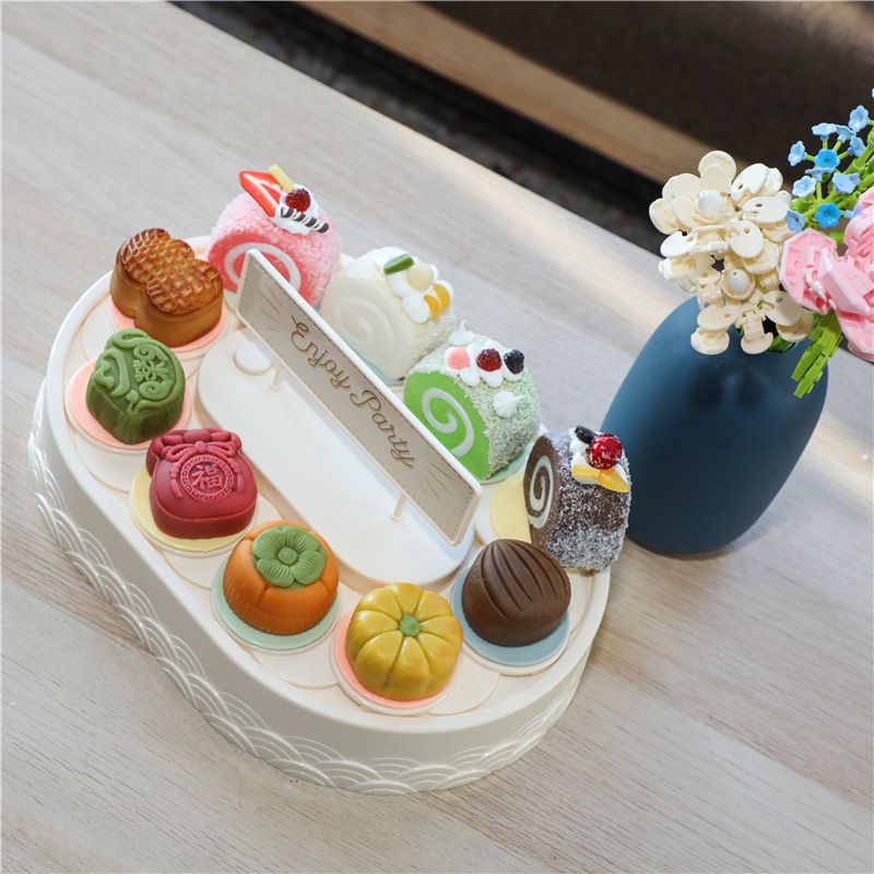 Rotating Cupcakes Machine Automatic Rotating Display Table Swing Tray for Kids Birthday Party Gifts Dessert - Image 5