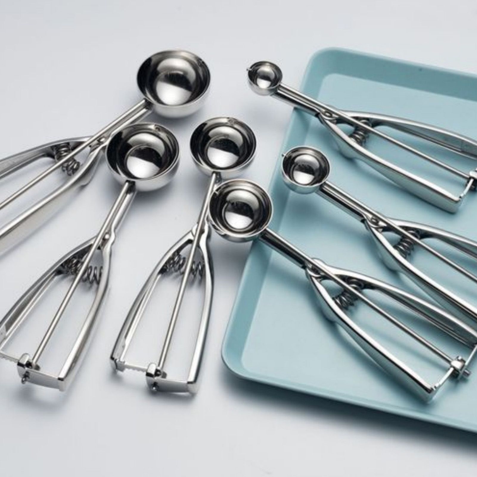 Stainless Steel Ice Cream Scoop Manual Ice Cream Ball Digger Scoop Kitchen Accessories 6cm/2.4in - Image 7