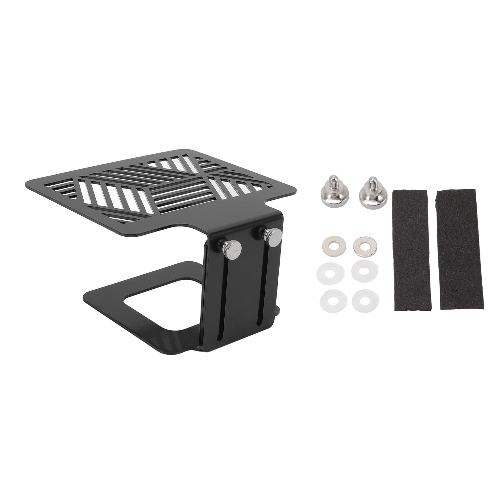 Coffee Machine Electronic Scale Rack 304 Stainless Steel Adjustable Height Coffee Machine Scale Weighing Stand Black - Image 1
