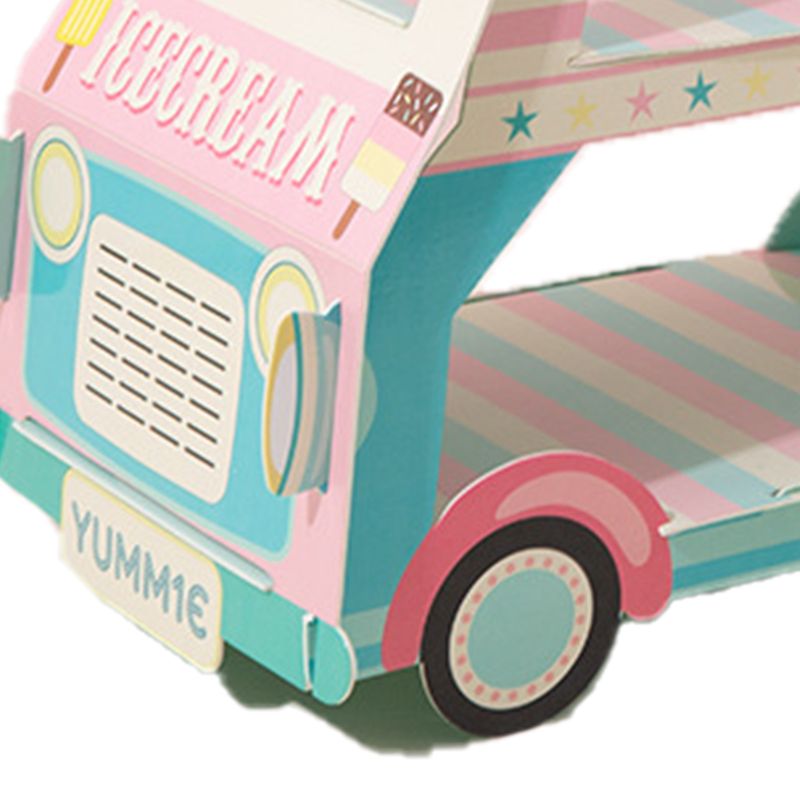 Cartoon Car Cake Stand Dessert Table DIY Disposable Paper Wedding Birthday Party Decoration 37x20x34 - Image 4