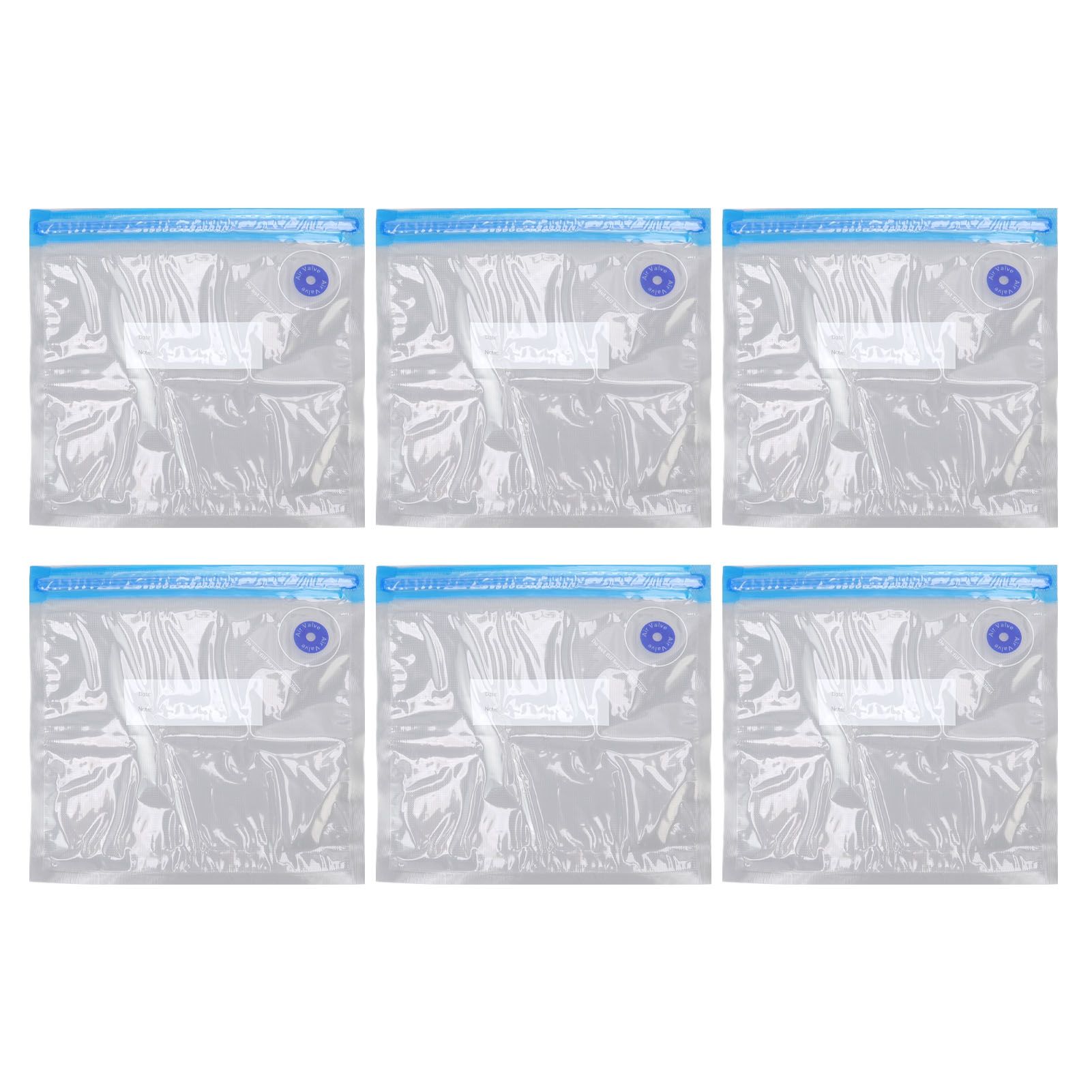 10pcs Food Vacuum Bag 22x21cm Household Thickened Transparent Food Grade Vacuum Sealer Bag for Kitchen - Image 5