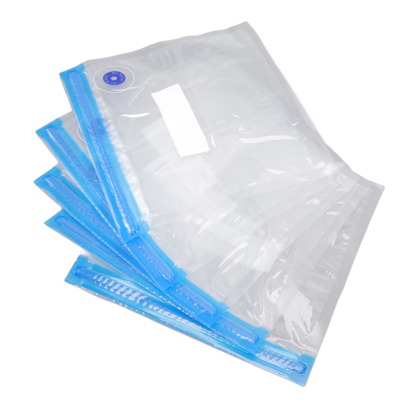 10pcs Food Vacuum Bag 22x21cm Household Thickened Transparent Food Grade Vacuum Sealer Bag for Kitchen - Image 6