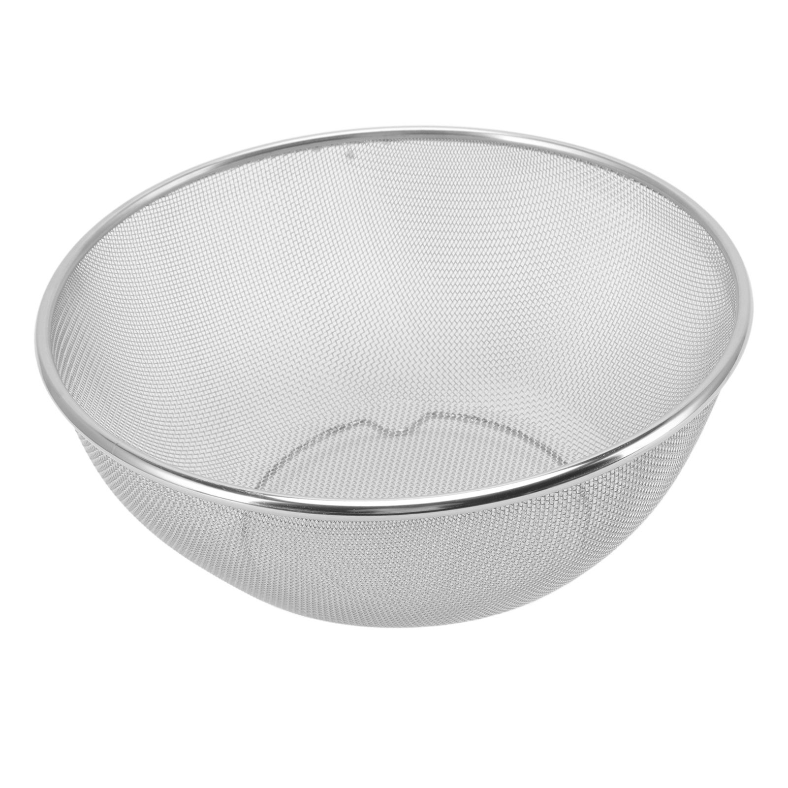 Stainless Steel Strainer Colander Fast Drainage 24CM Diameter Safe Food Grade Material Salad Bowl for Home Kitchen Mesh Screen - Image 5